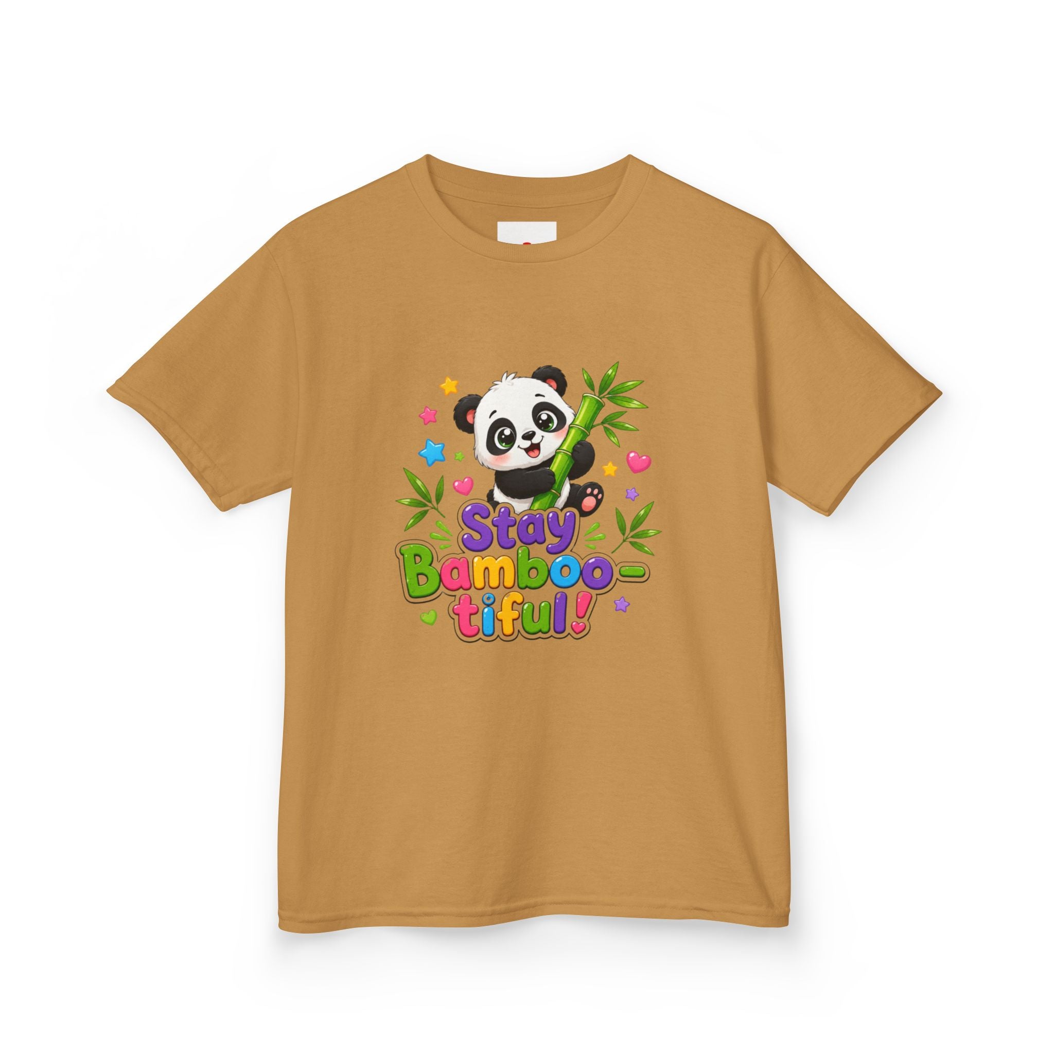 Kids Panda 'Stay Bambootiful!' T-Shirt — Cute Bamboo Forest Tee for Boys & Girls