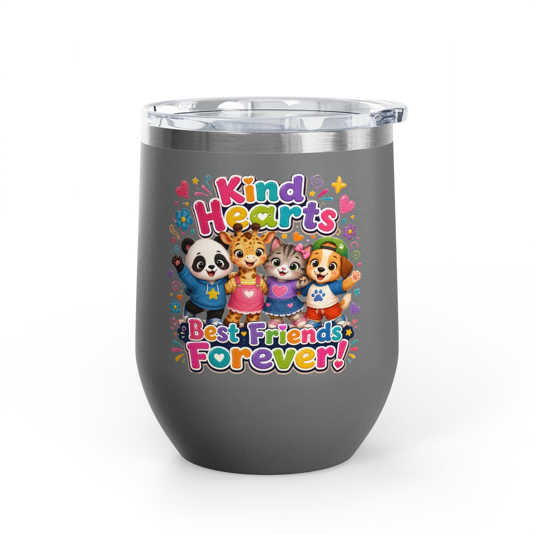 Kind Hearts Best Friends Forever 12oz Tumbler
