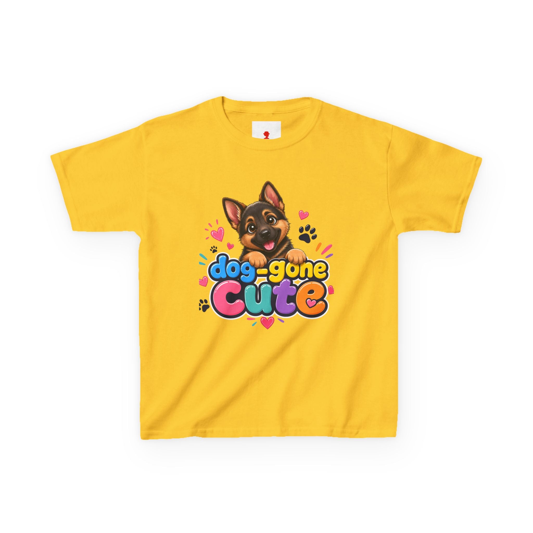 Kids T-Shirt — "Dog-Gone Cute" German Shepherd Puppy Tee