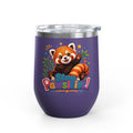 Stay Pawsitive Red Panda Tumbler — 12oz Insulated Cute Animal Gift