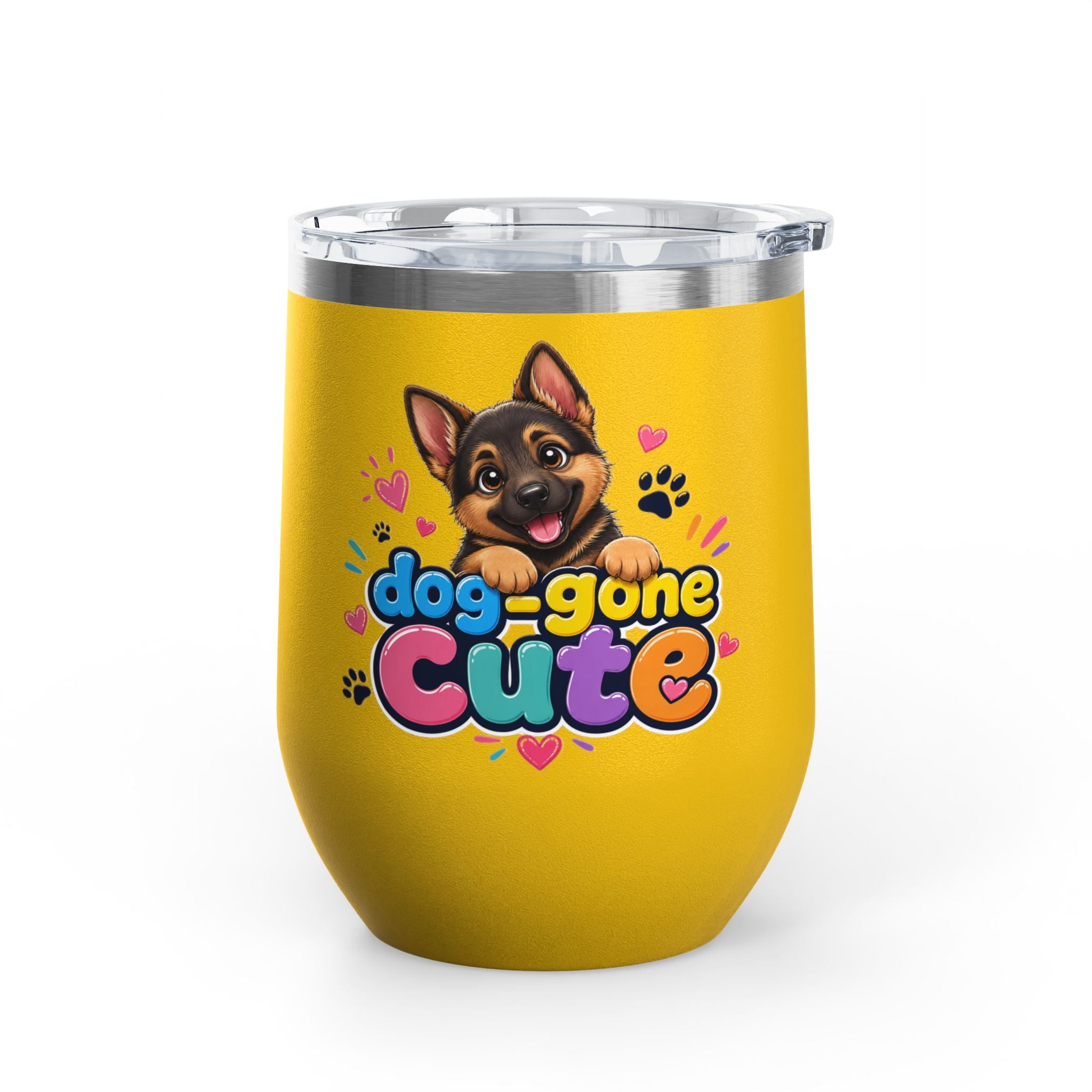 Dog-Gone Cute German Shepherd Tumbler (12oz)