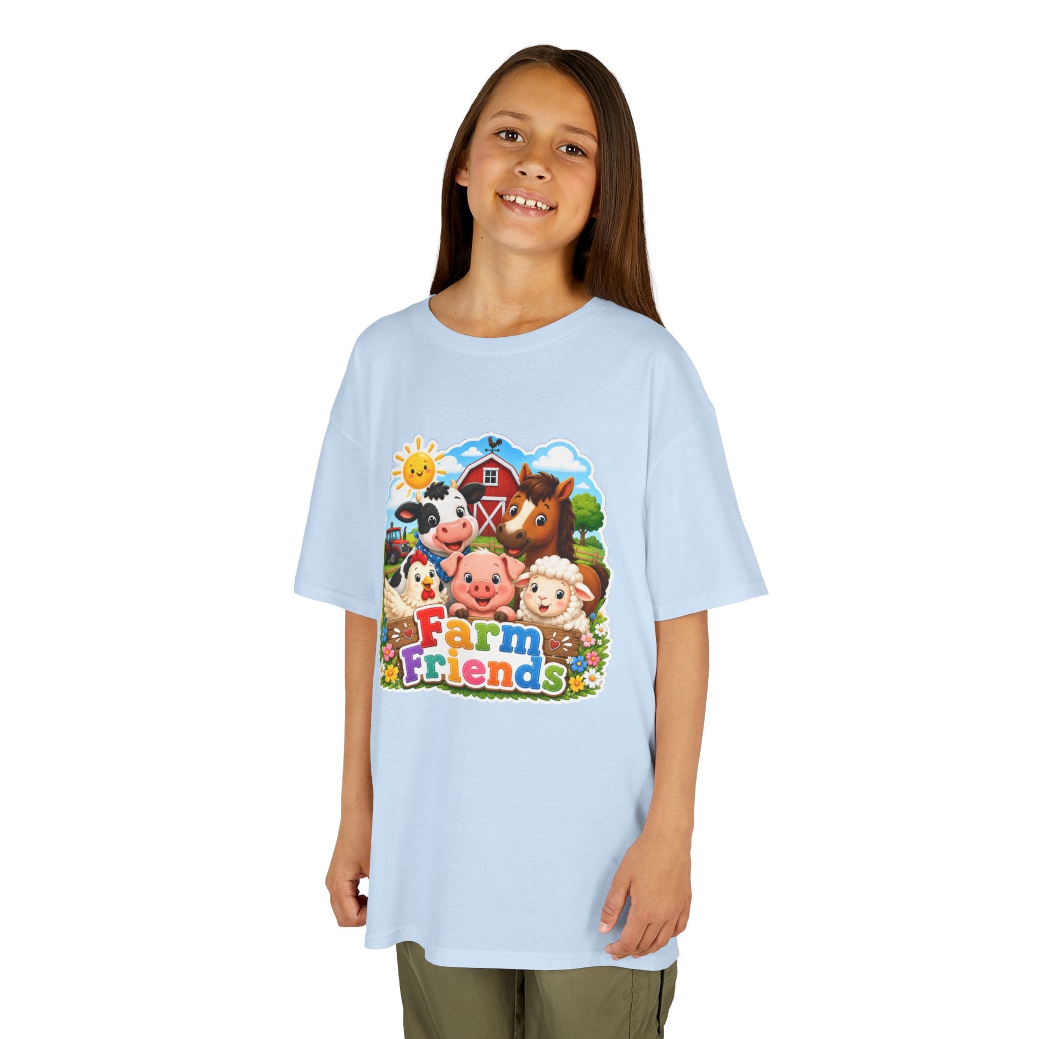Kids Farm Friends T‑Shirt — Cute Barnyard Animals Graphic Tee