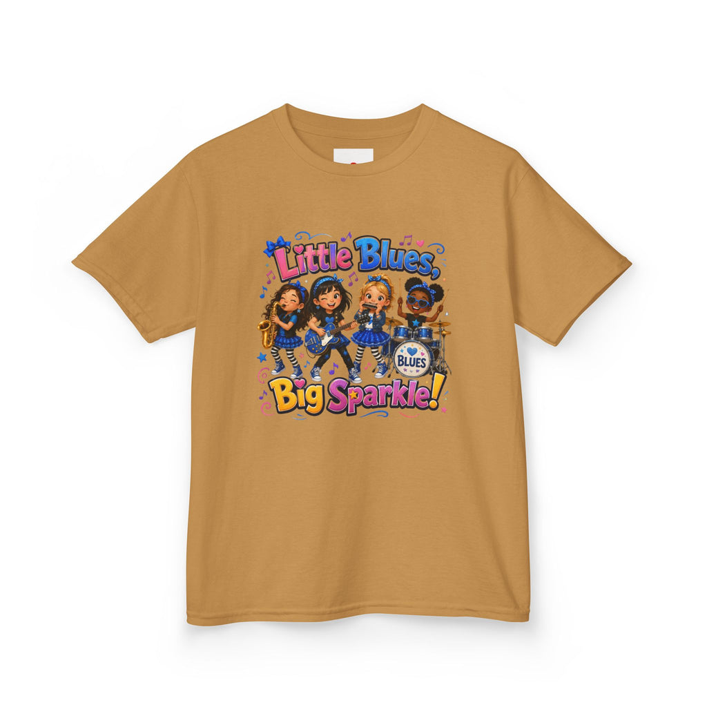 Kids Tee — "Little Blues Big Sparkle" Band Graphic