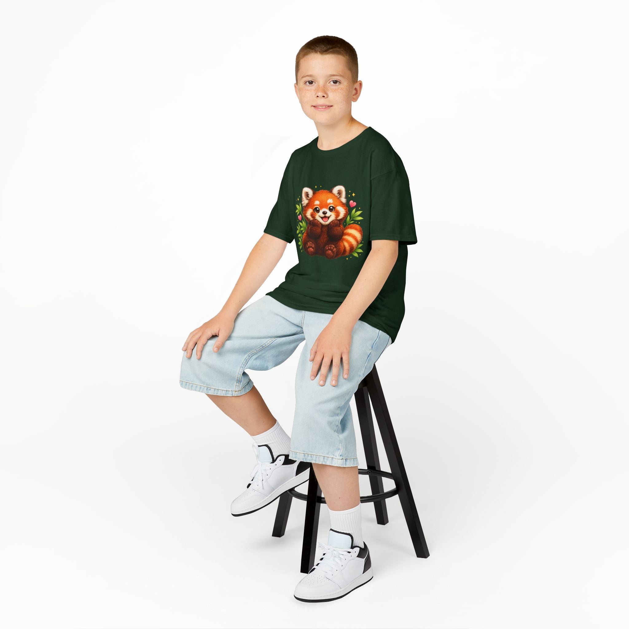 Kids Red Panda Tee — Cute Woodland Animal Shirt for Children