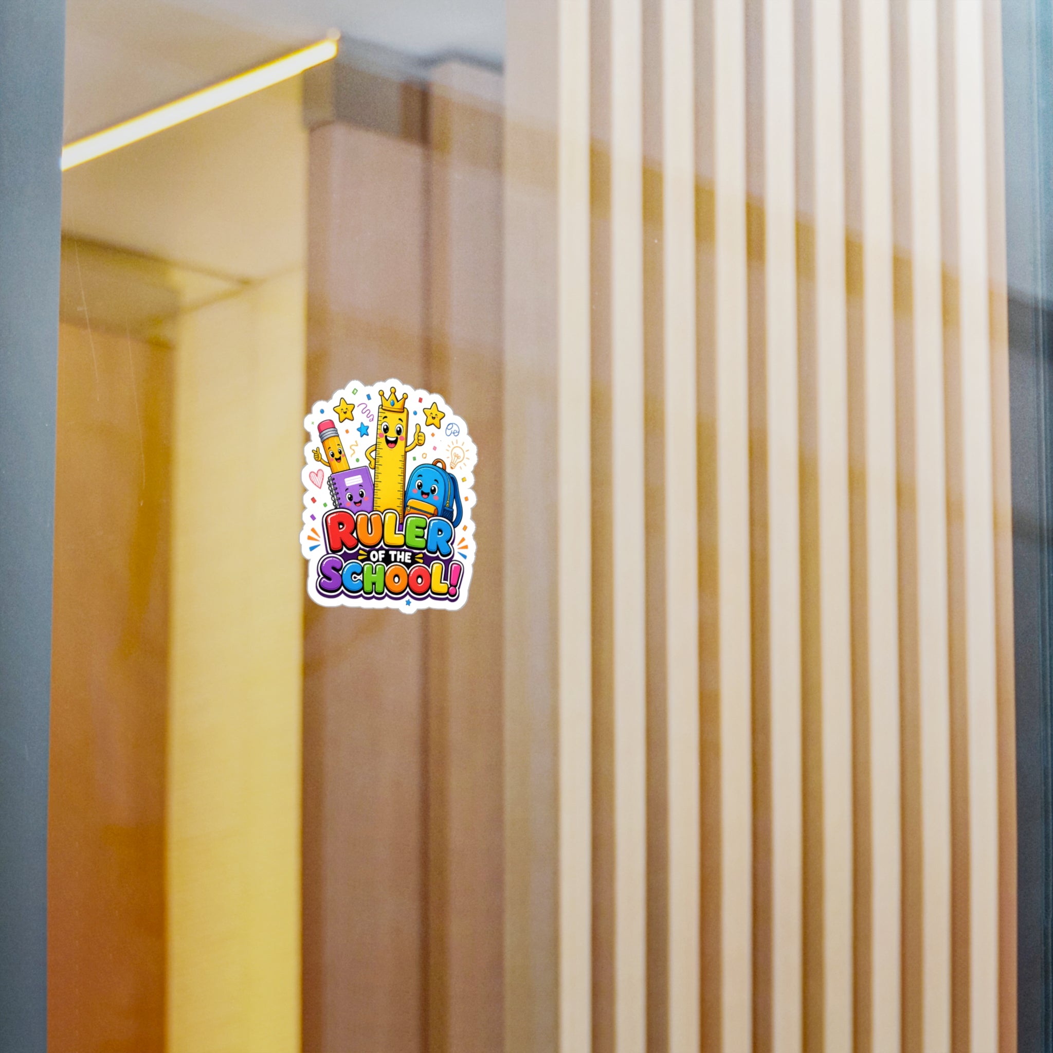 Ruler of the School Sticker | Kiss-Cut Vinyl Decal