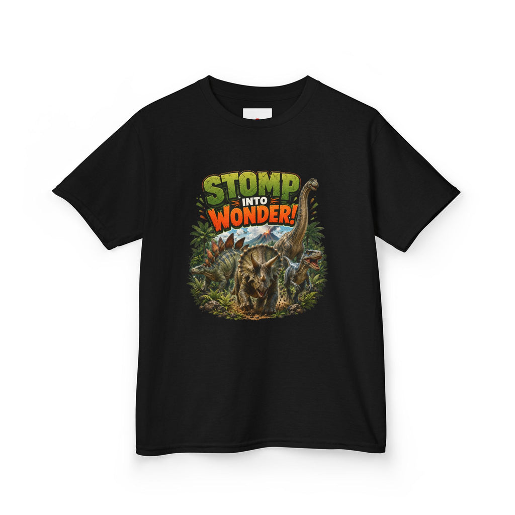 Kids T-Shirt - "Stomp Into Wonder" Dinosaur Graphic Tee