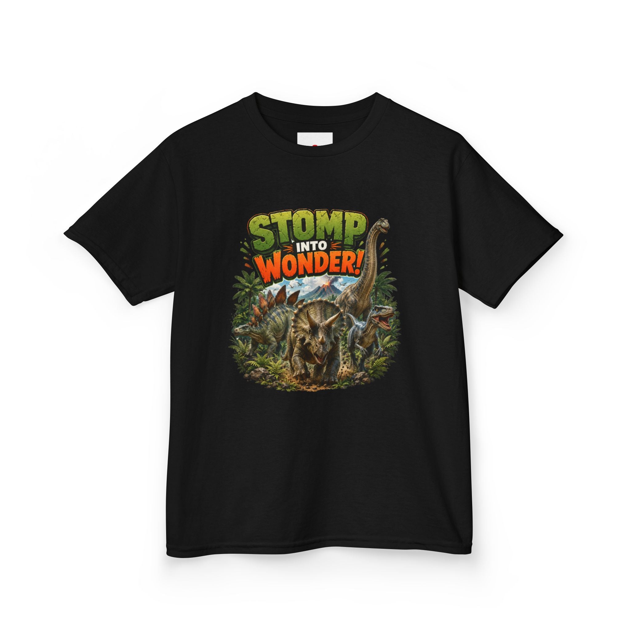 Kids T-Shirt - "Stomp Into Wonder" Dinosaur Graphic Tee