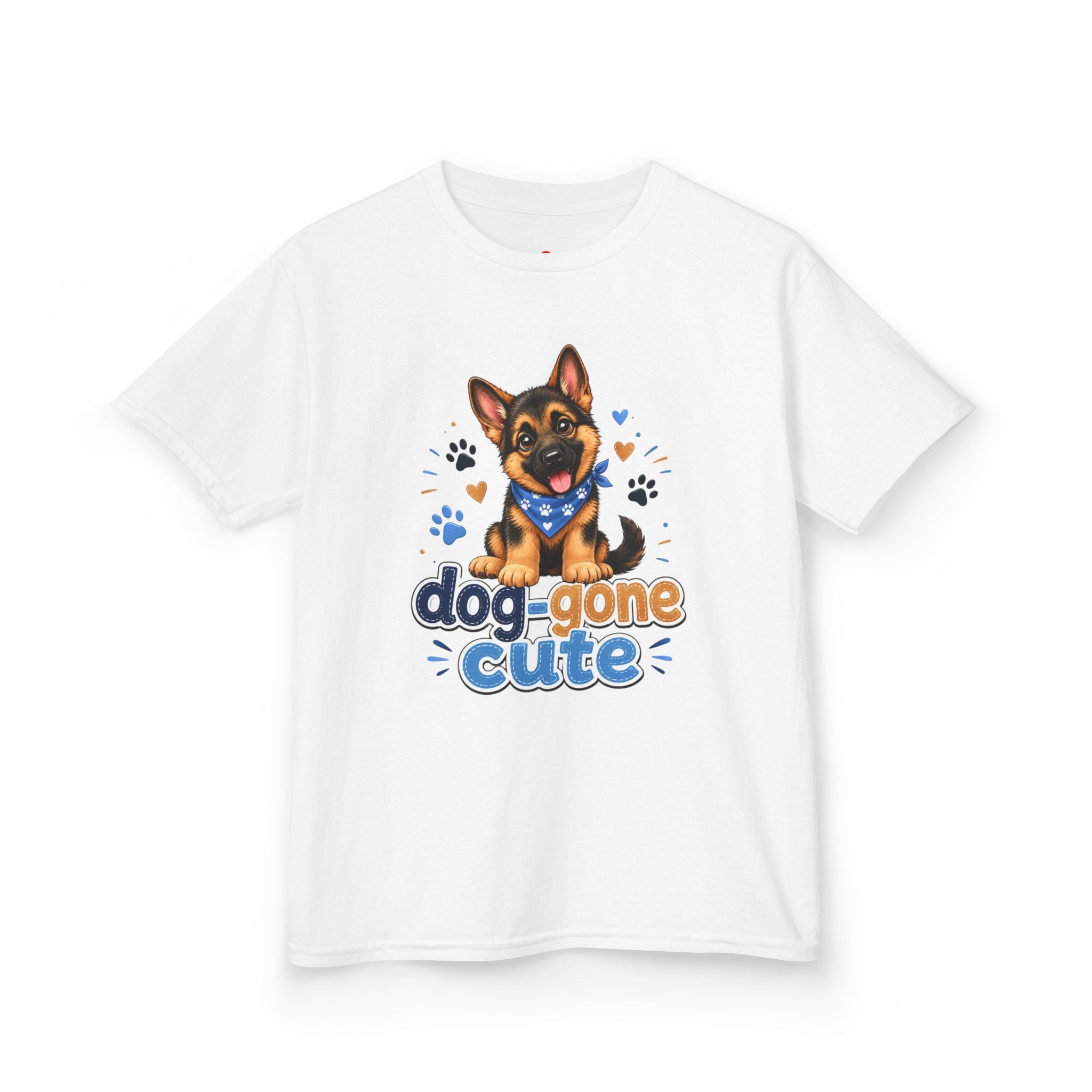 Kids Tee — "Dog-Gone Cute" Puppy Graphic T-Shirt