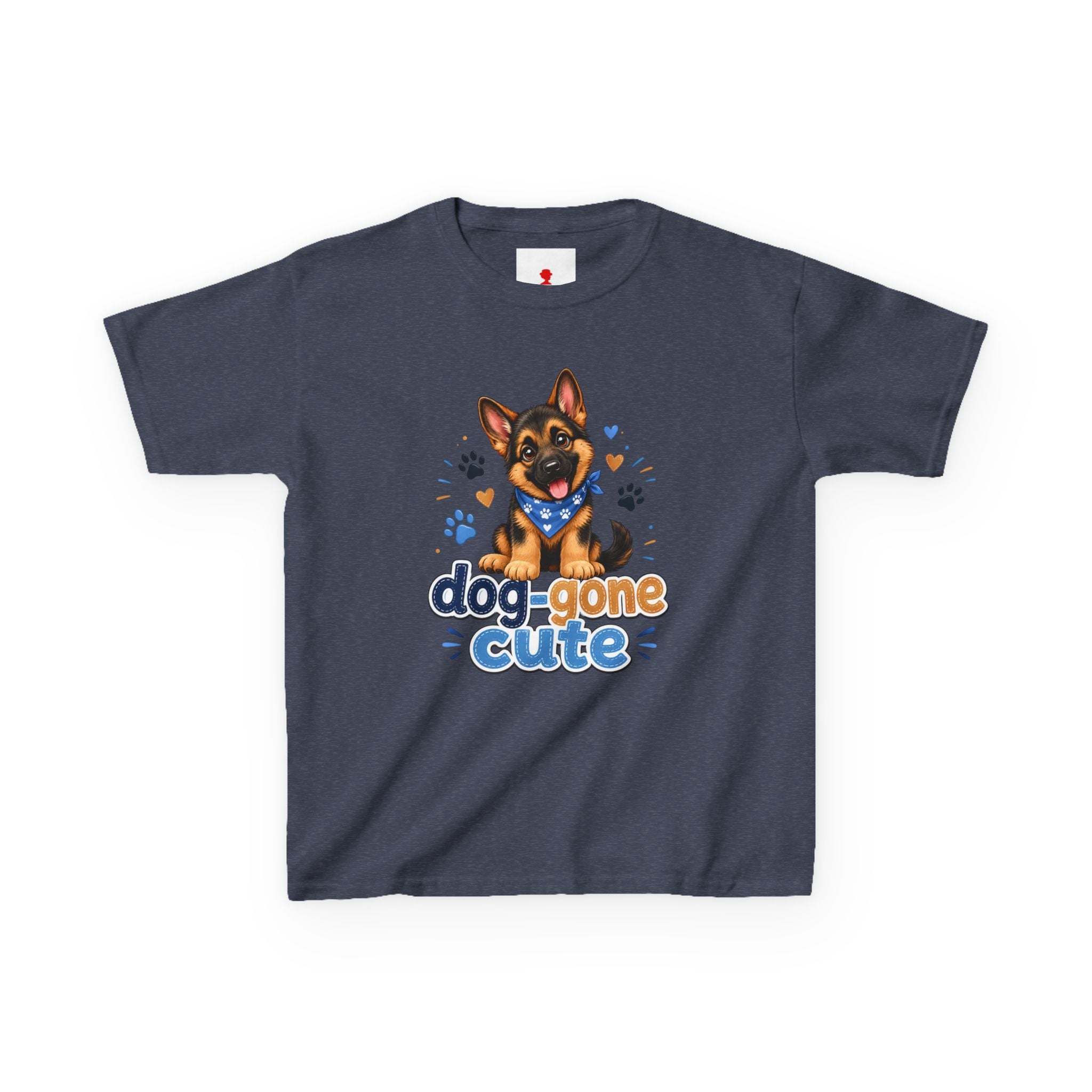 Kids Tee — "Dog-Gone Cute" Puppy Graphic T-Shirt