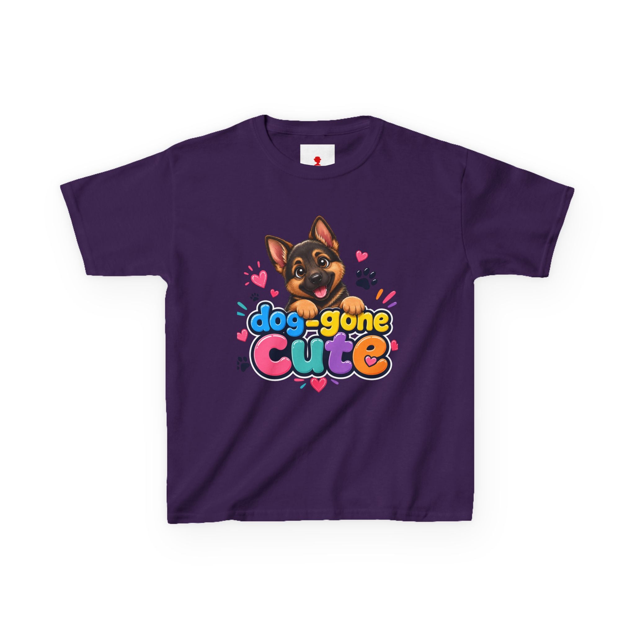 Kids T-Shirt — "Dog-Gone Cute" German Shepherd Puppy Tee