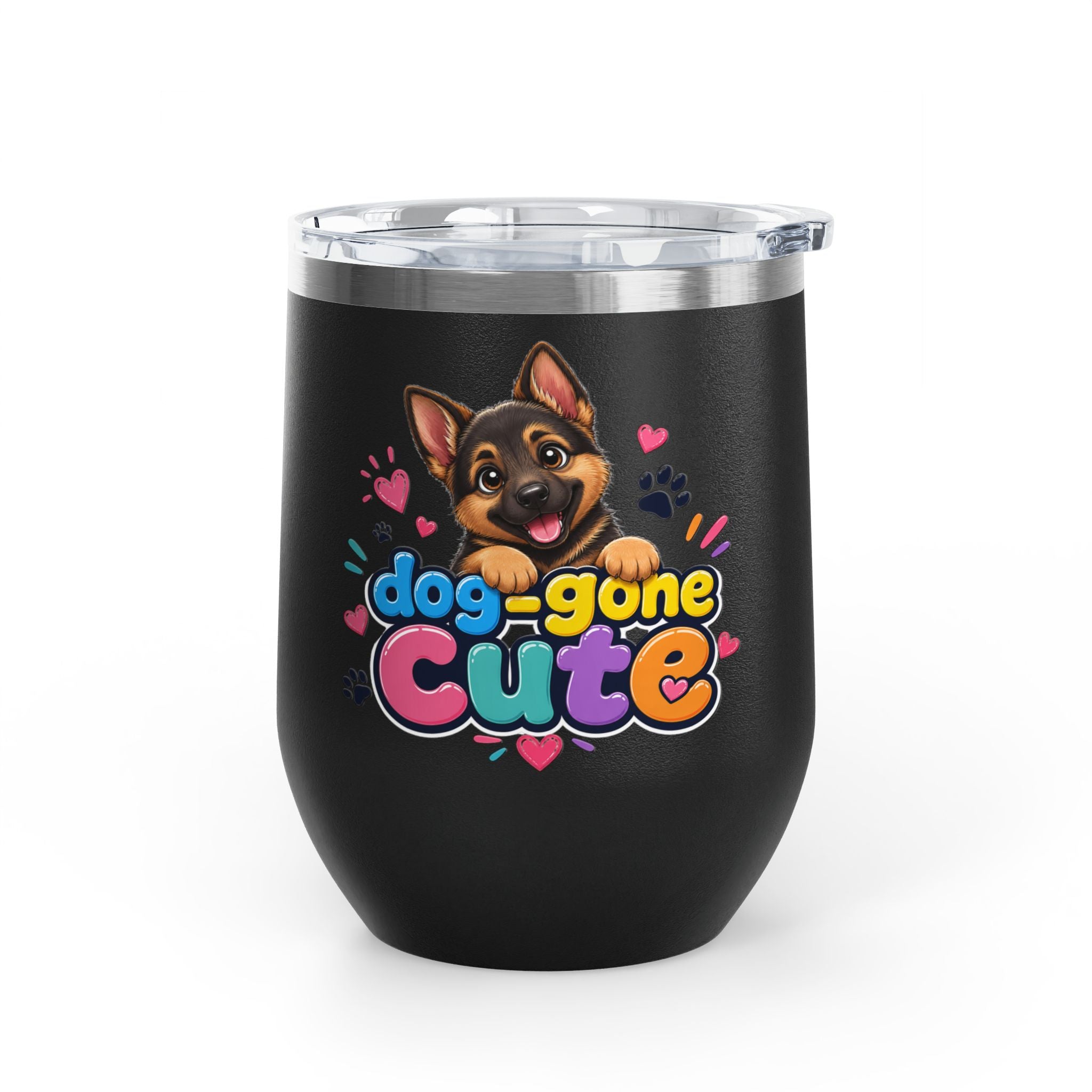 Dog-Gone Cute German Shepherd Tumbler (12oz)