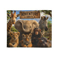 Adventure Awaits Animal Safari Blanket
