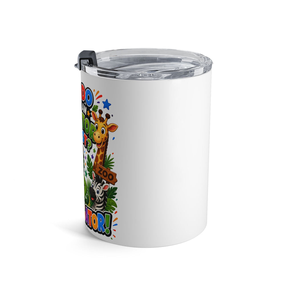 Alligator Investigator Kids Joke Tumbler 10oz | Zoo Animal Detective Design