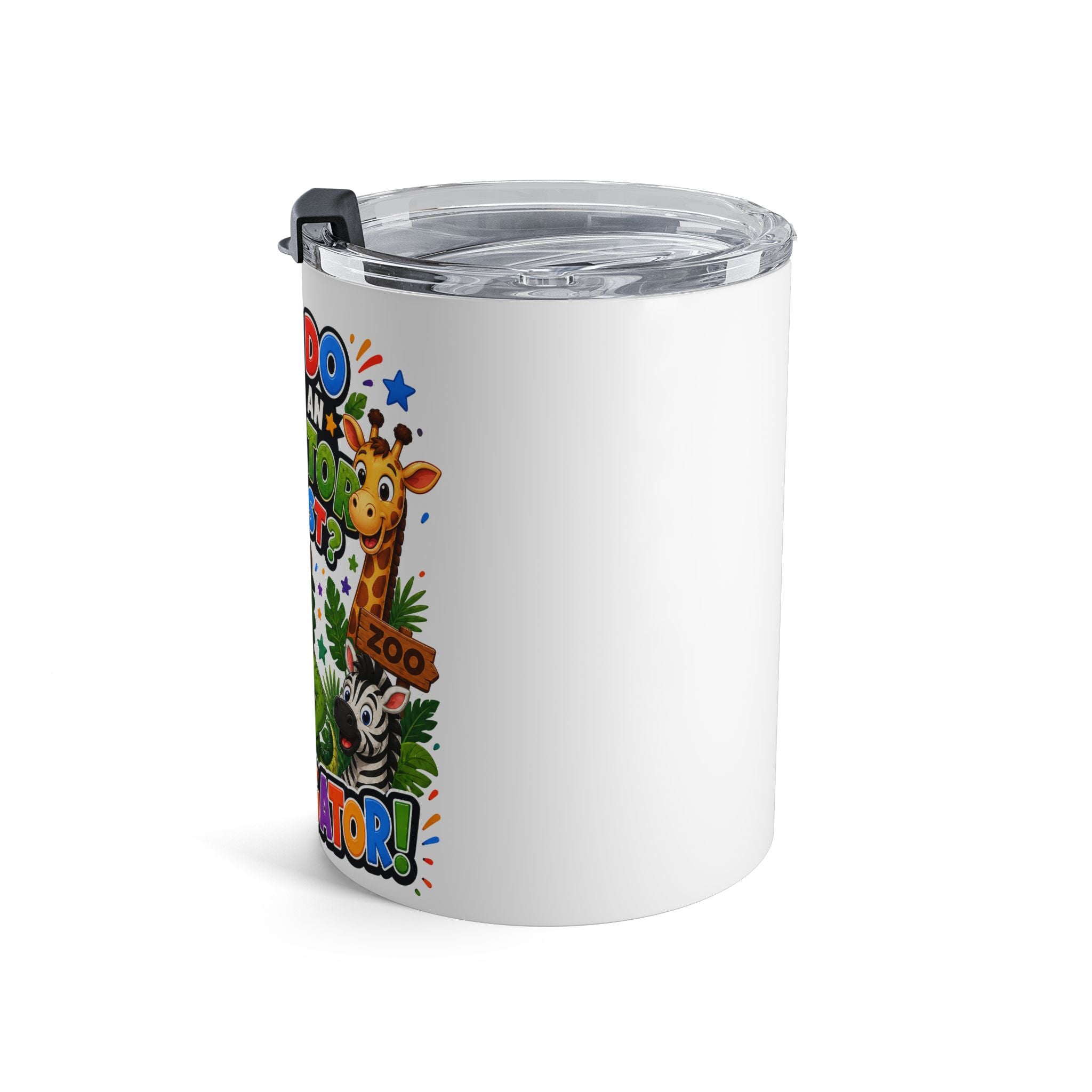 Alligator Investigator Kids Joke Tumbler 10oz | Zoo Animal Detective Design