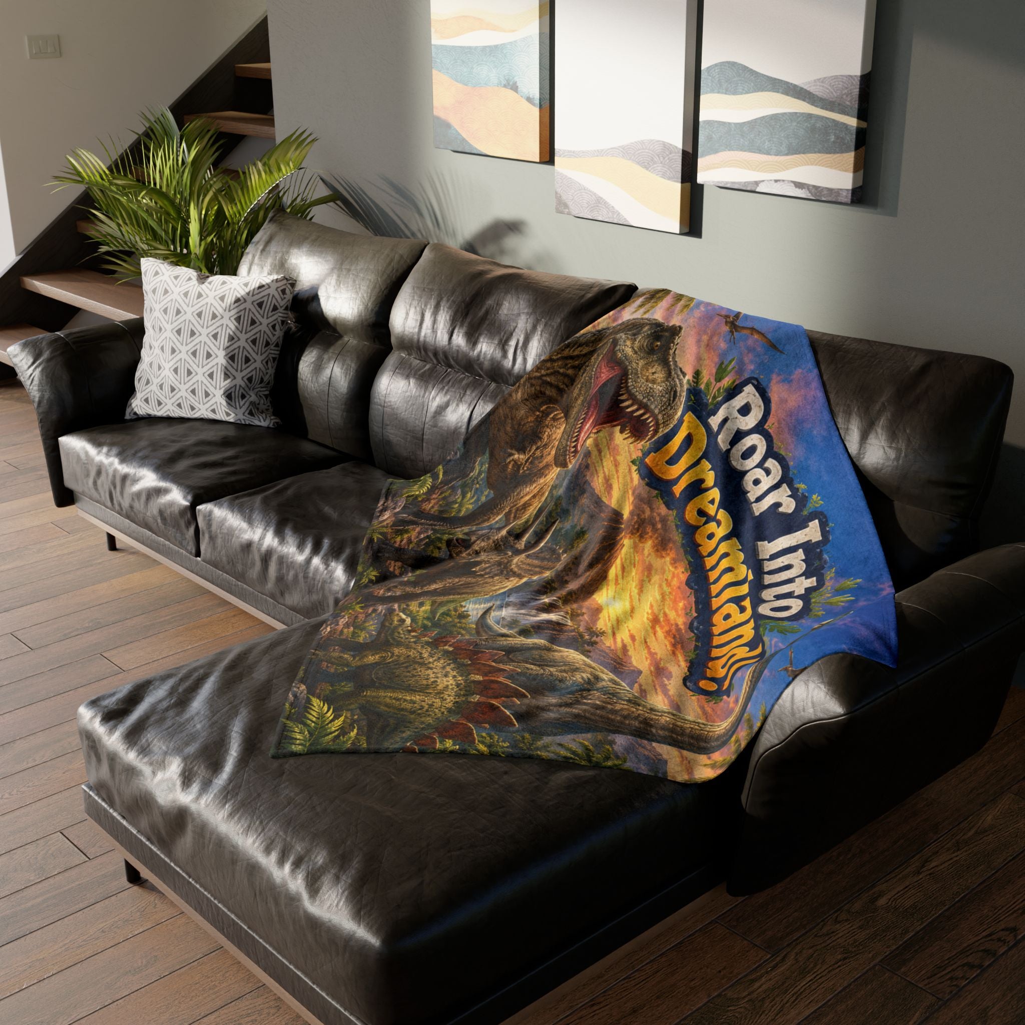 Roar Into Dreamland! Dinosaur Blanket — Kids’ Cozy Jurassic Throw