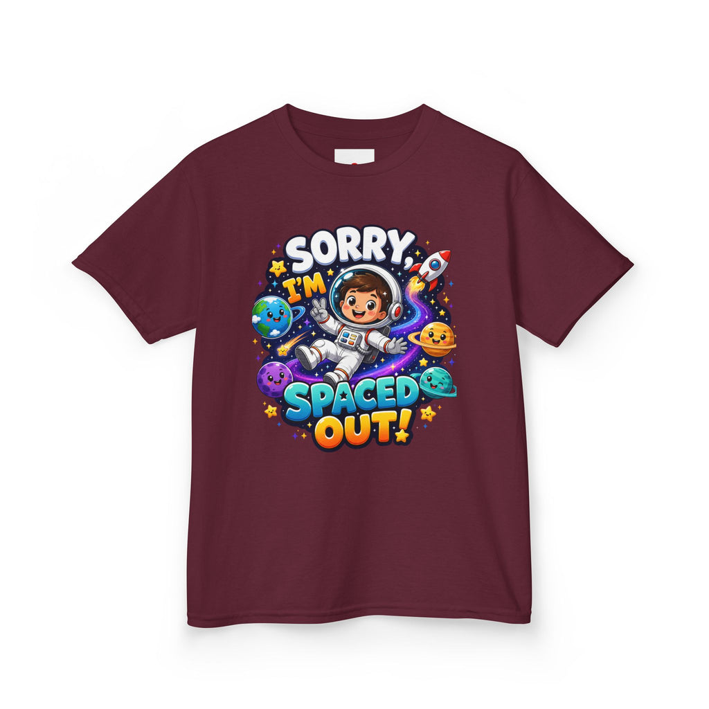 Spaced Out Kids T-Shirt — "Sorry I'm Spaced Out!" Cute Space Astronaut Tee