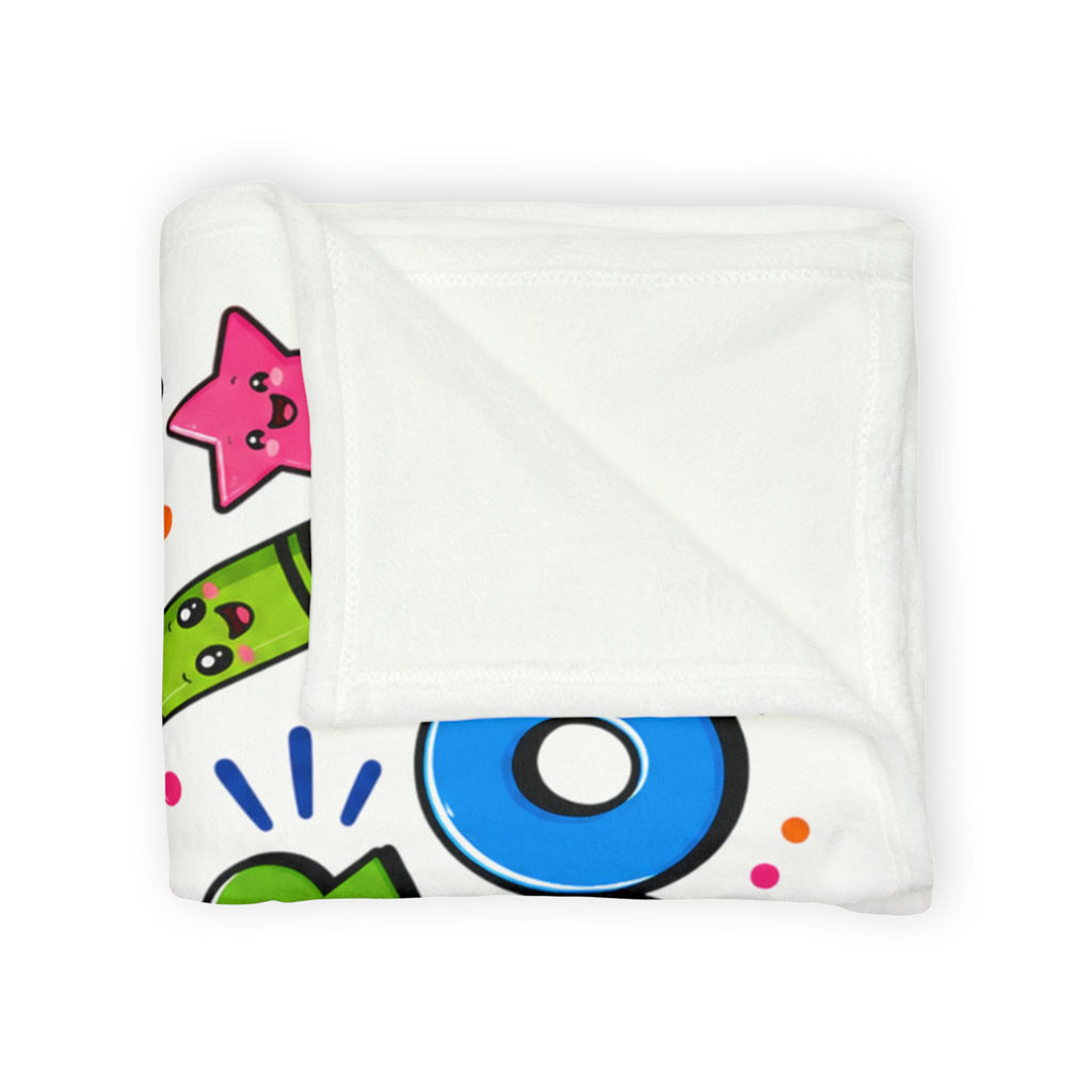 Too Cool For School Blanket — Cute Back to School Kids Throw