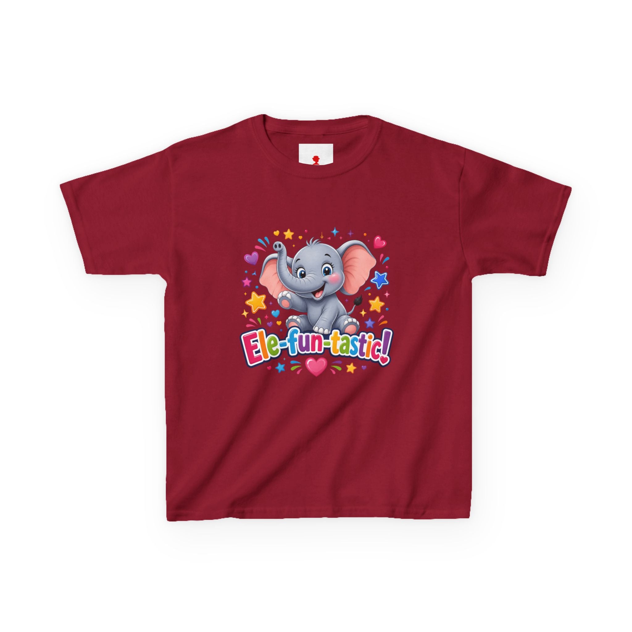Kids T-Shirt — "Ele-fun-tastic!" Cute Elephant Graphic Tee for Toddlers, Birthday & Playtime