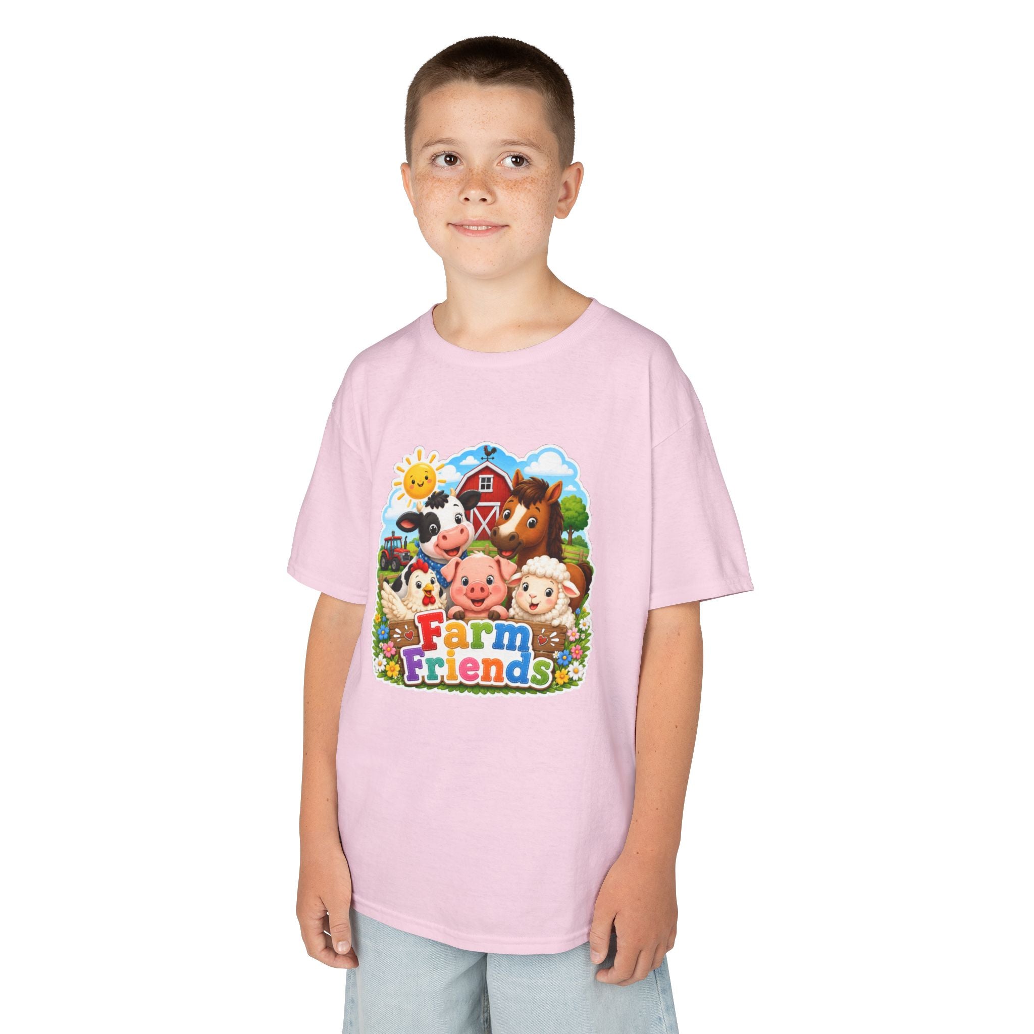 Kids Farm Friends T‑Shirt — Cute Barnyard Animals Graphic Tee