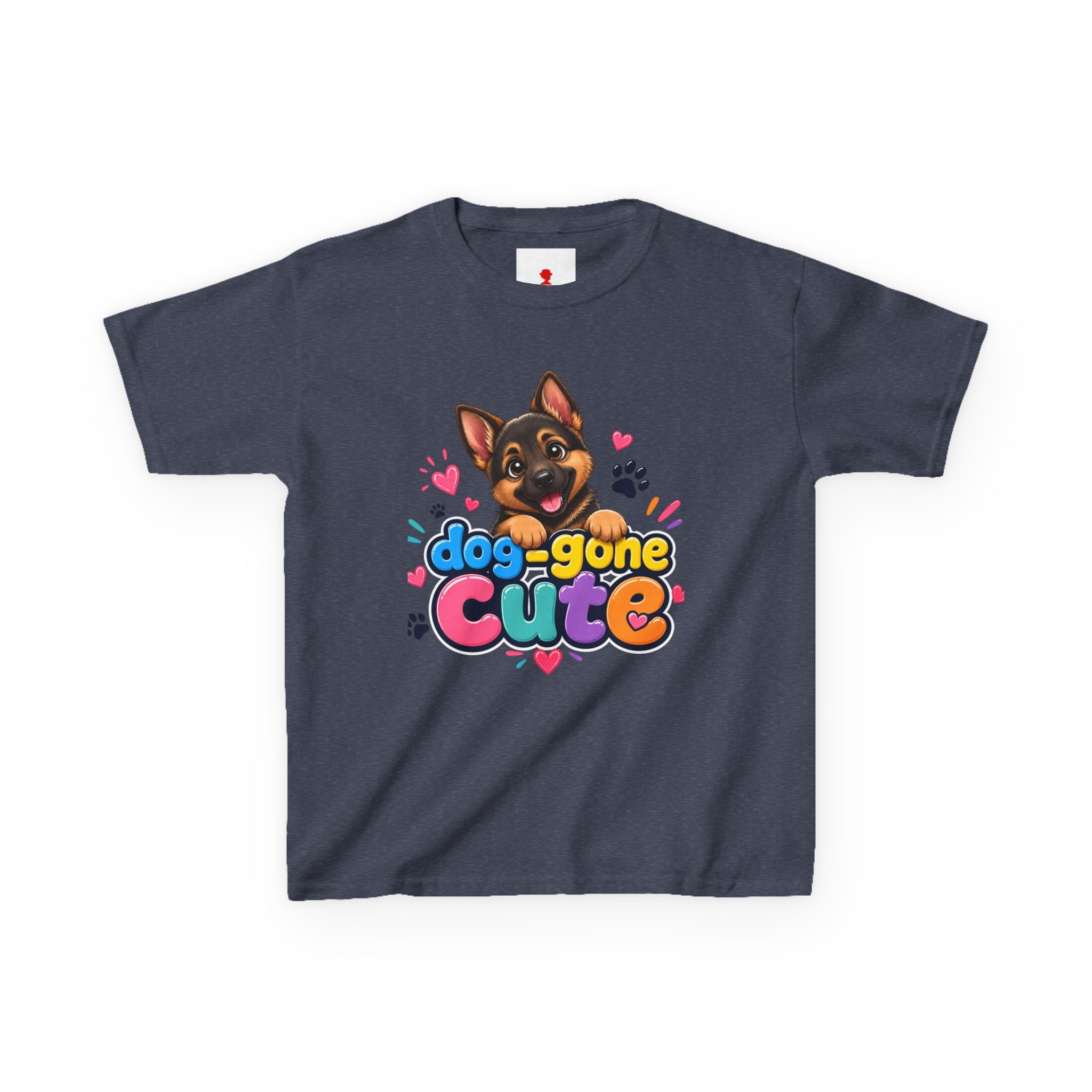 Kids T-Shirt — "Dog-Gone Cute" German Shepherd Puppy Tee