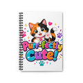 Purr-fectly Cute! Cat Spiral Notebook — Ruled Journal for Kids & Cat Lovers
