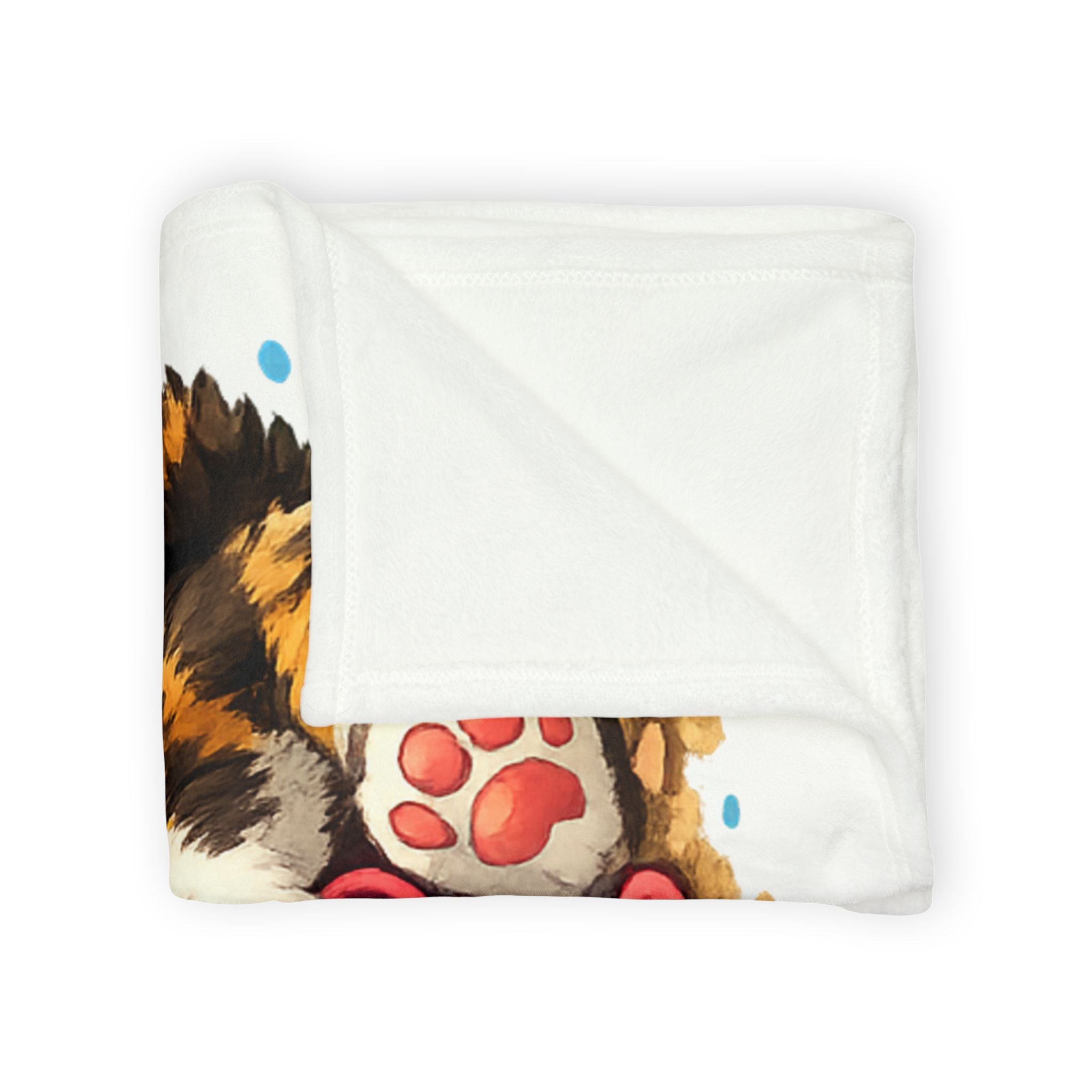Purrfectly Mischievous! Cute Kitten Yarn Plush Blanket
