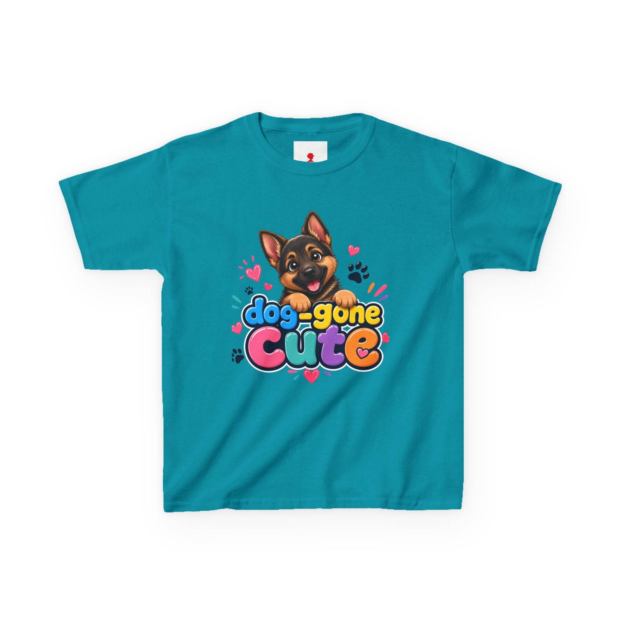 Kids T-Shirt — "Dog-Gone Cute" German Shepherd Puppy Tee