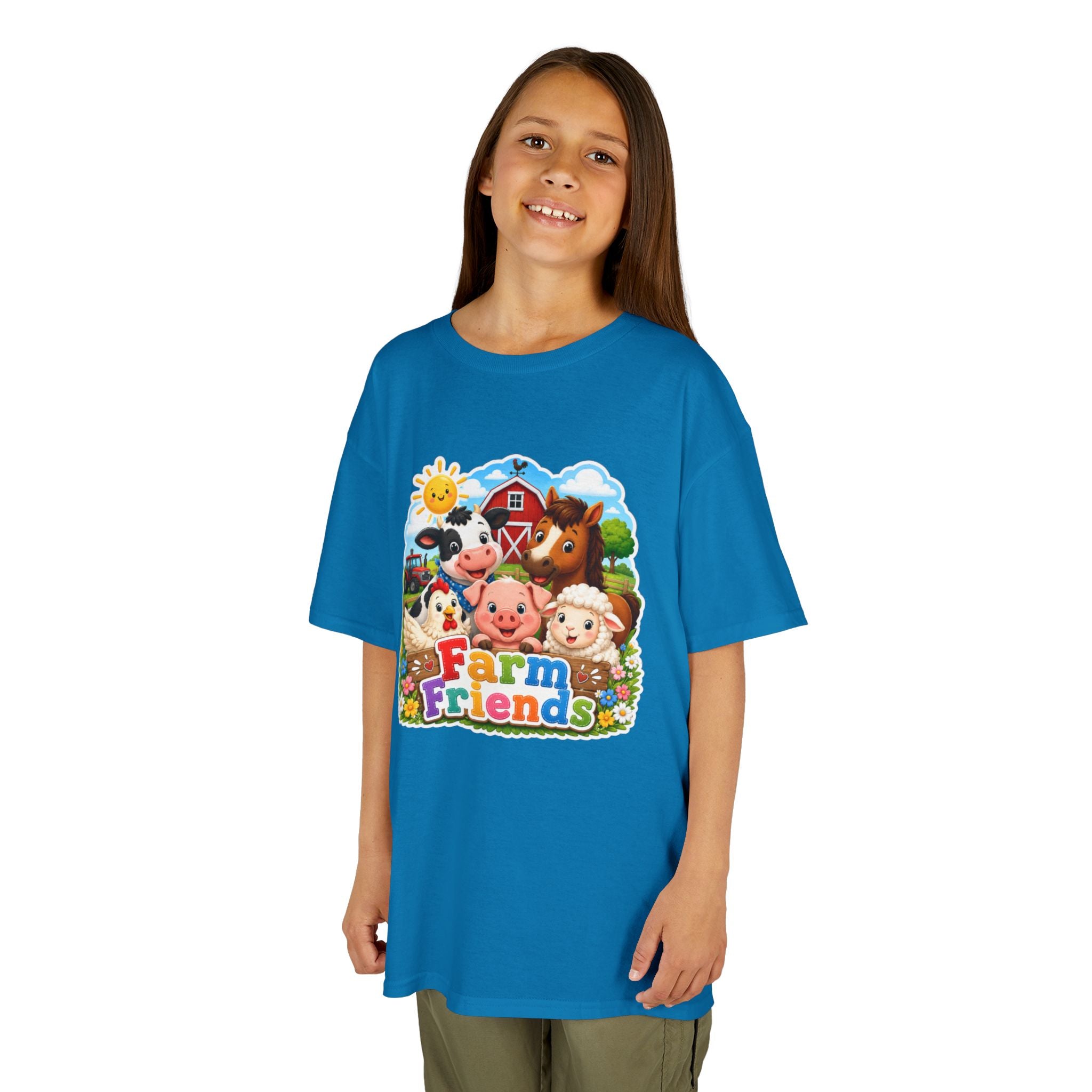 Kids Farm Friends T‑Shirt — Cute Barnyard Animals Graphic Tee