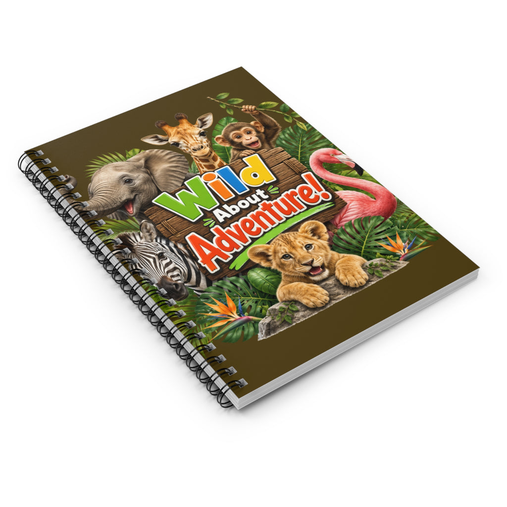Adventure Kids Notebook — "Wild About Adventure!" Spiral Journal