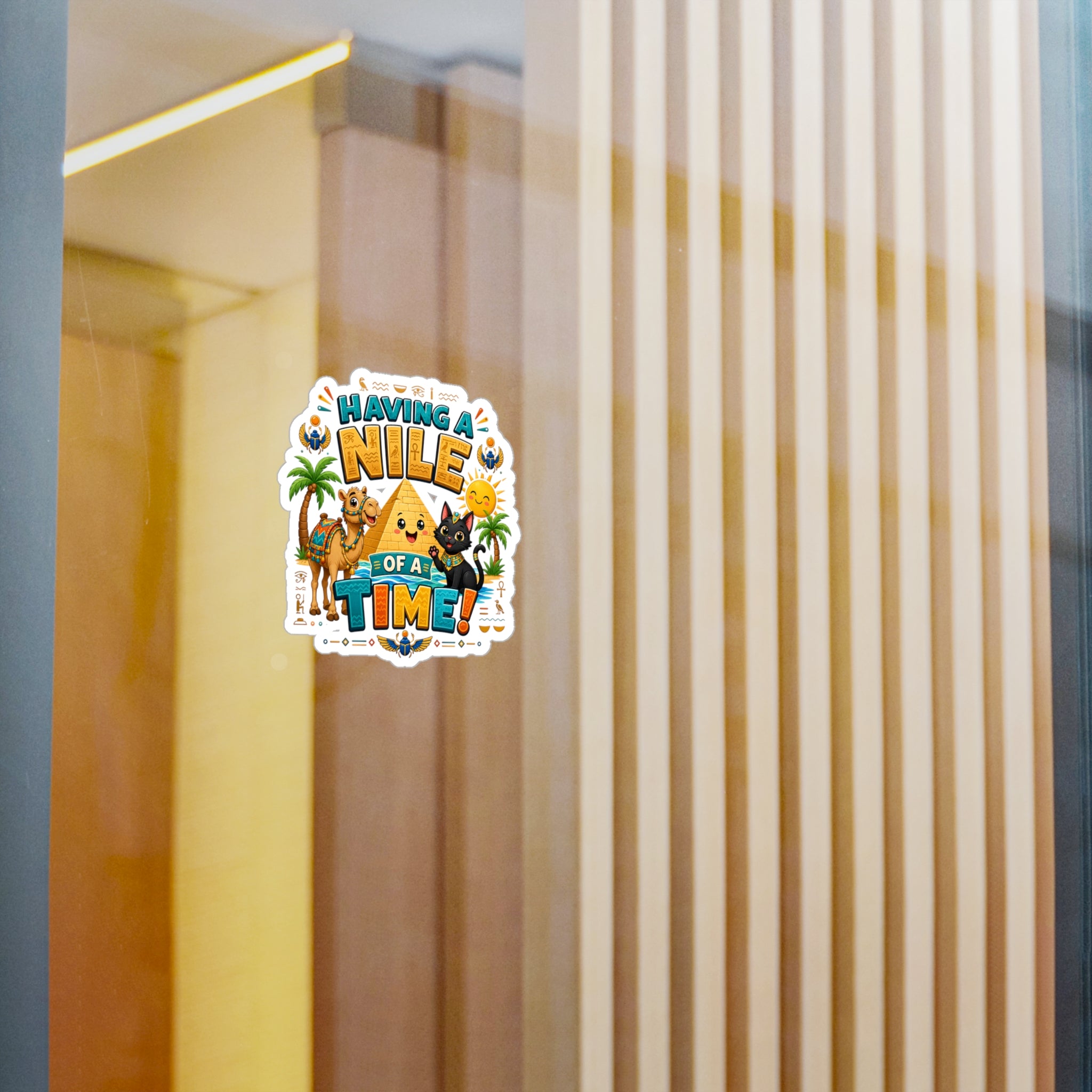 Having a Nile of a Time Sticker | Kiss-Cut Vinyl Decal