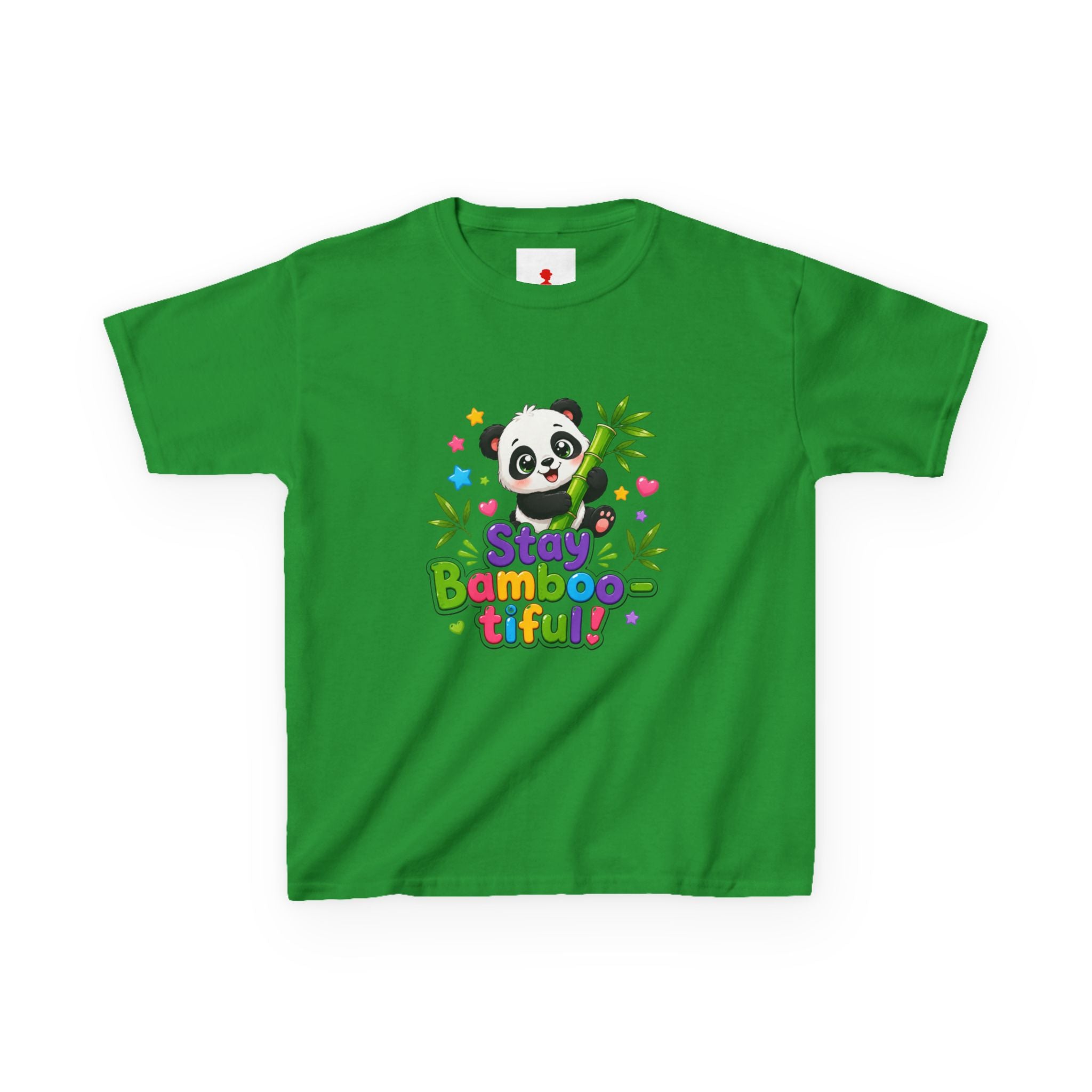 Kids Panda 'Stay Bambootiful!' T-Shirt — Cute Bamboo Forest Tee for Boys & Girls