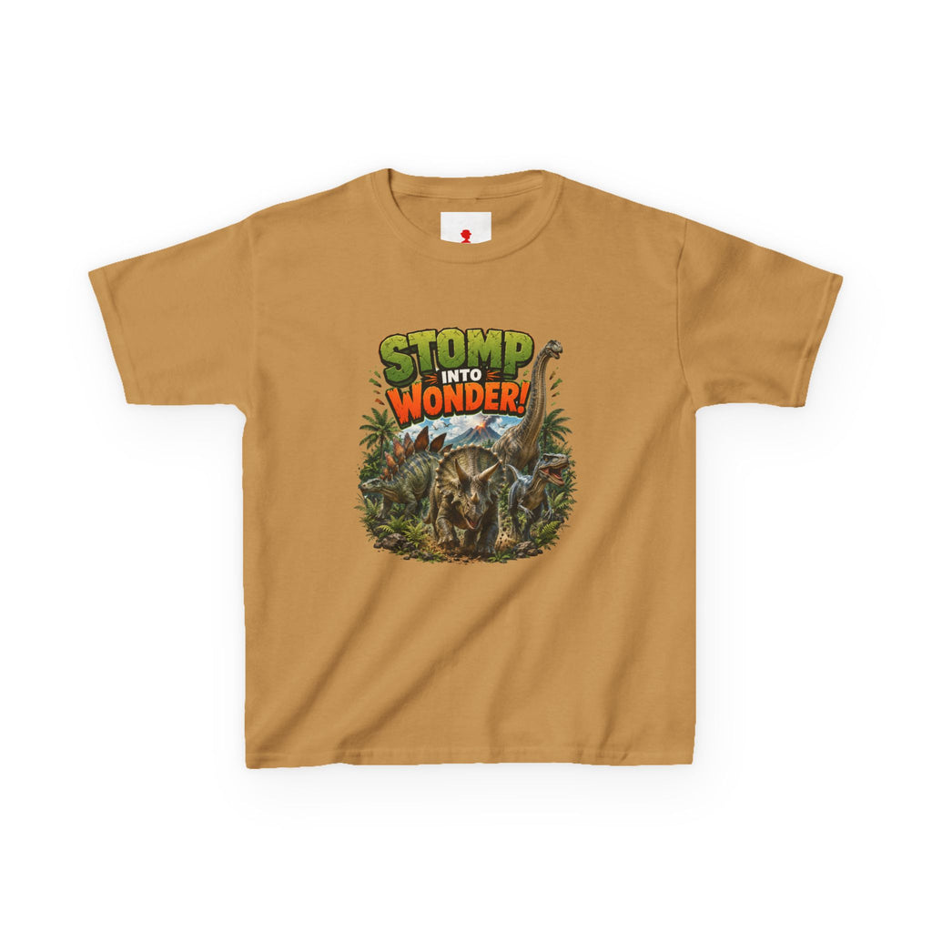 Kids T-Shirt - "Stomp Into Wonder" Dinosaur Graphic Tee