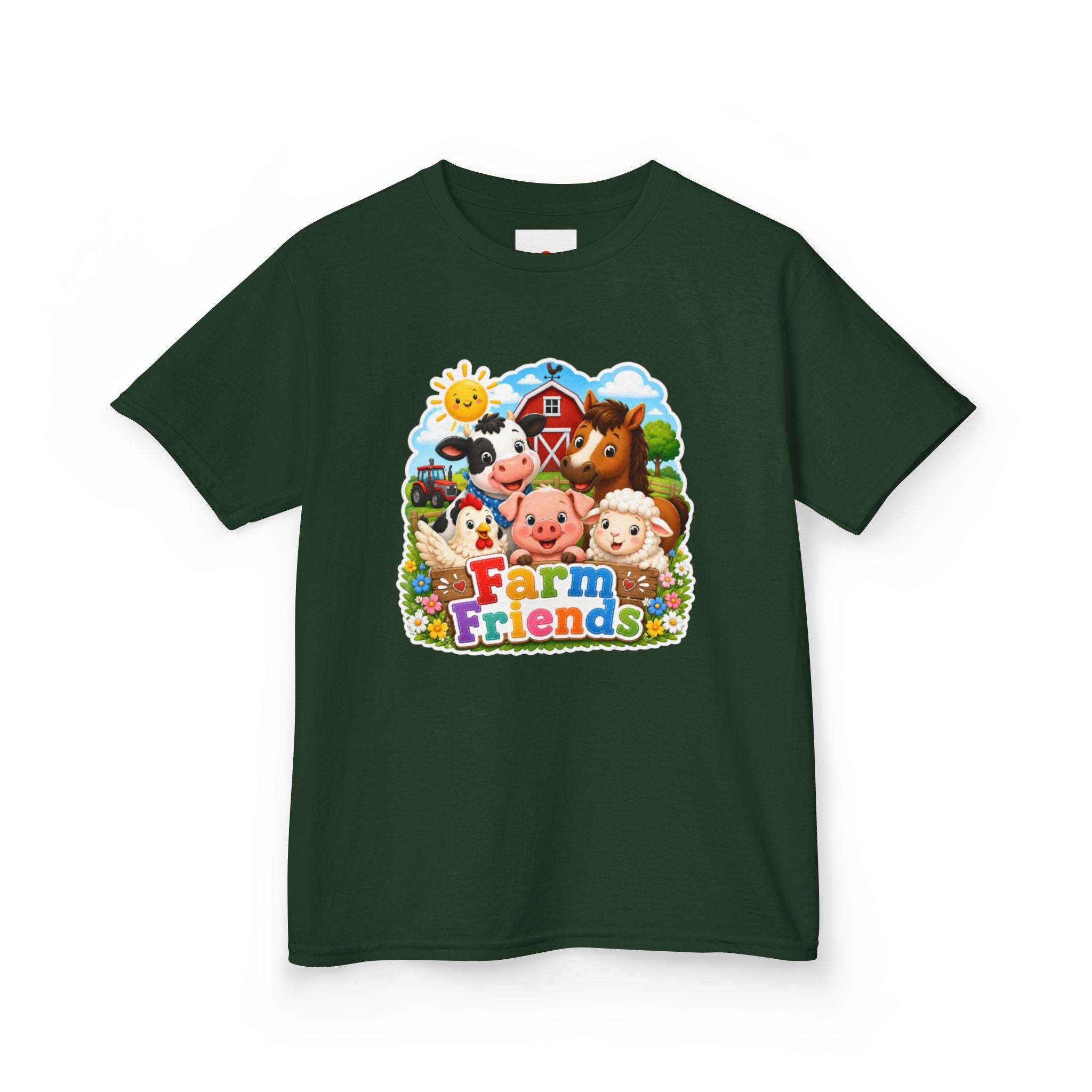 Kids Farm Friends T‑Shirt — Cute Barnyard Animals Graphic Tee