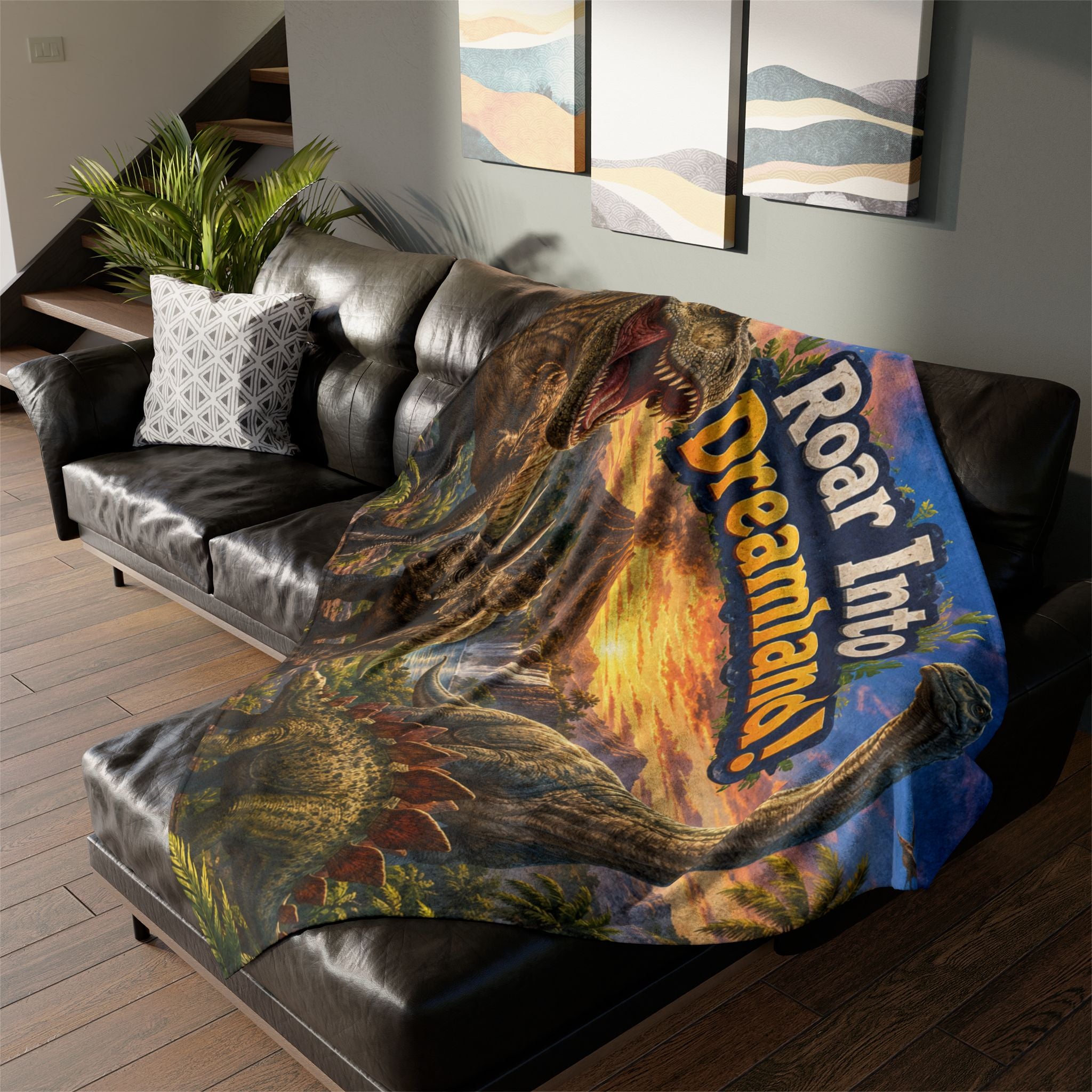 Roar Into Dreamland! Dinosaur Blanket — Kids’ Cozy Jurassic Throw