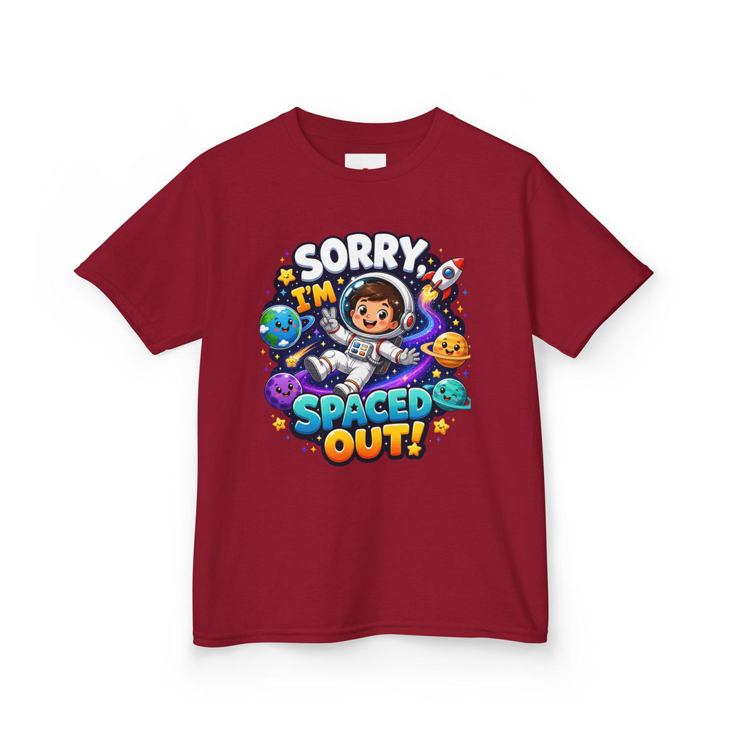 Spaced Out Kids T-Shirt — "Sorry I'm Spaced Out!" Cute Space Astronaut Tee