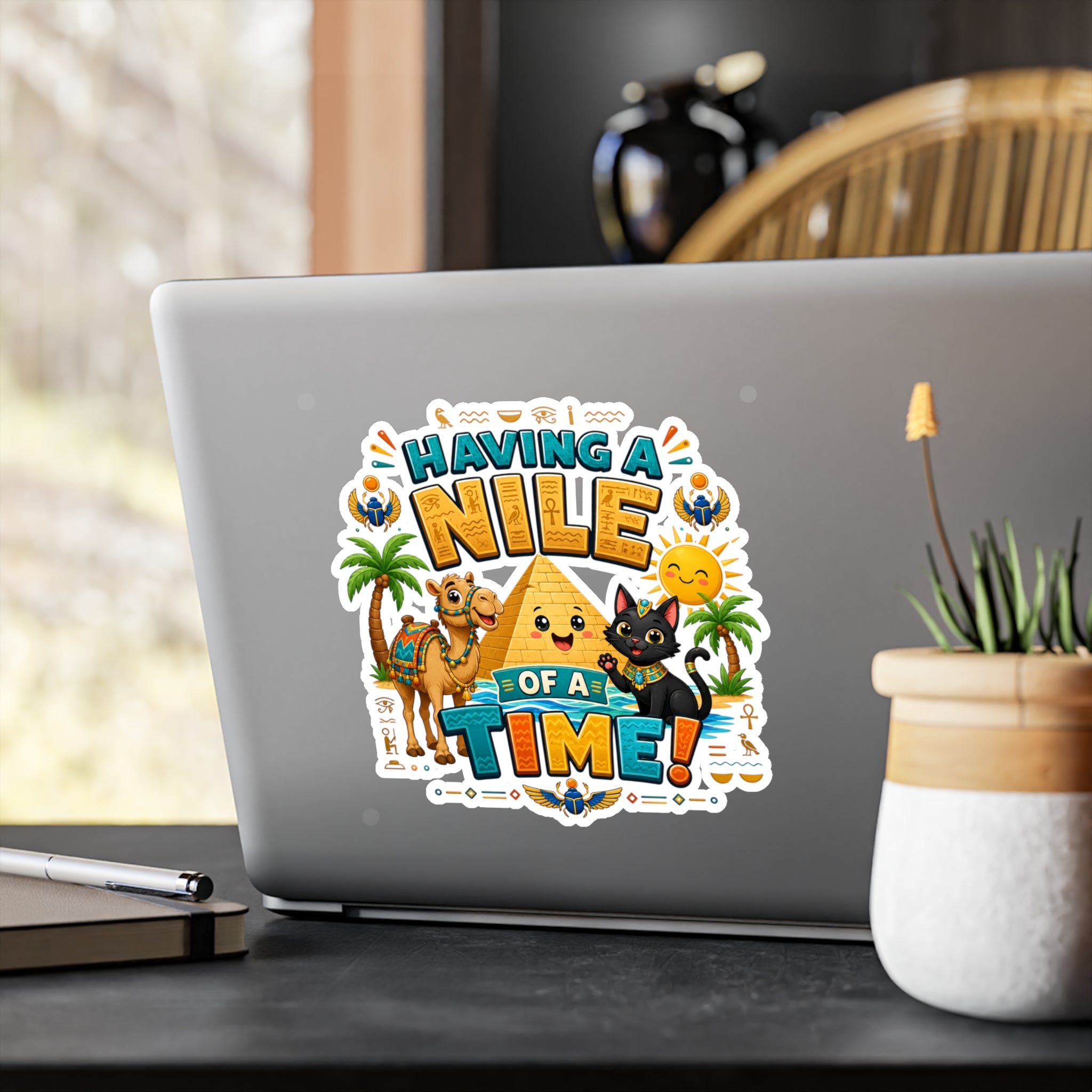 Having a Nile of a Time Sticker | Kiss-Cut Vinyl Decal