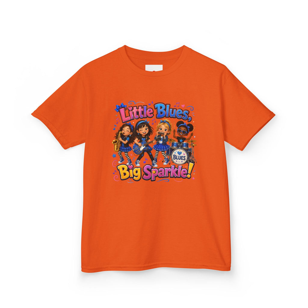 Kids Tee — "Little Blues Big Sparkle" Band Graphic