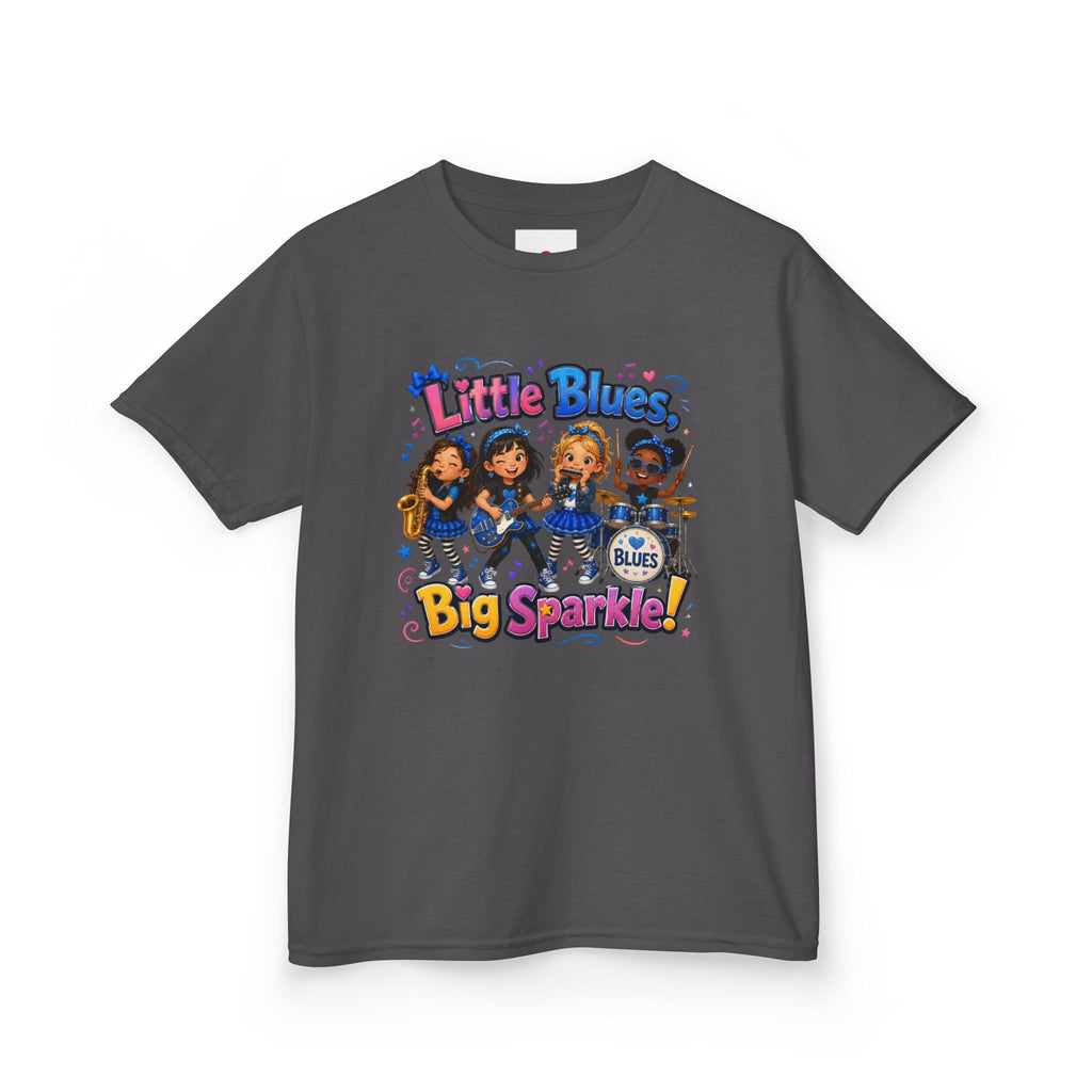 Kids Tee — "Little Blues Big Sparkle" Band Graphic