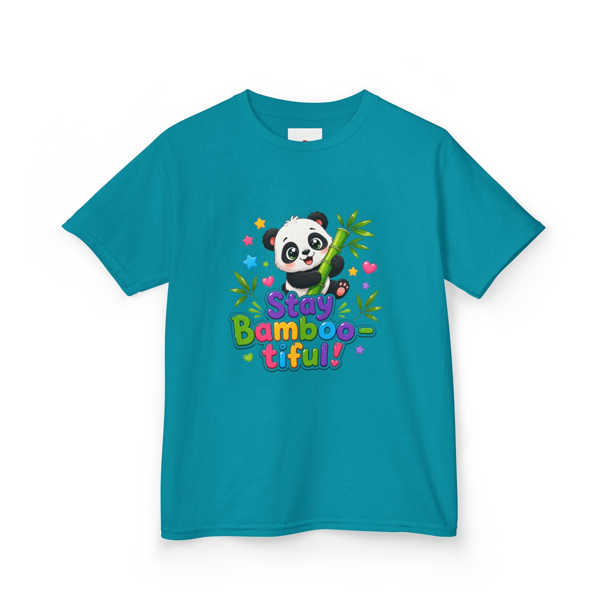 Kids Panda 'Stay Bambootiful!' T-Shirt — Cute Bamboo Forest Tee for Boys & Girls
