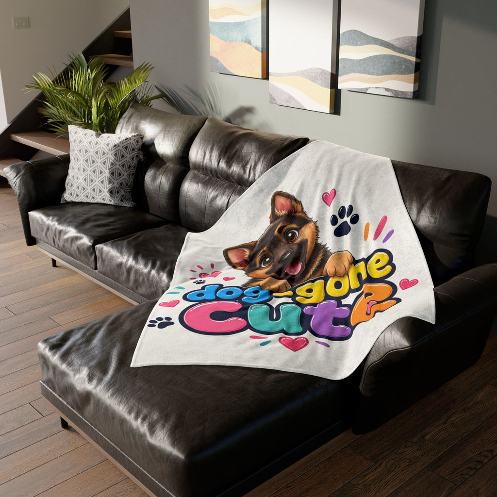 Dog-Gone Cute Blanket — Adorable Puppy Throw for Dog Lovers