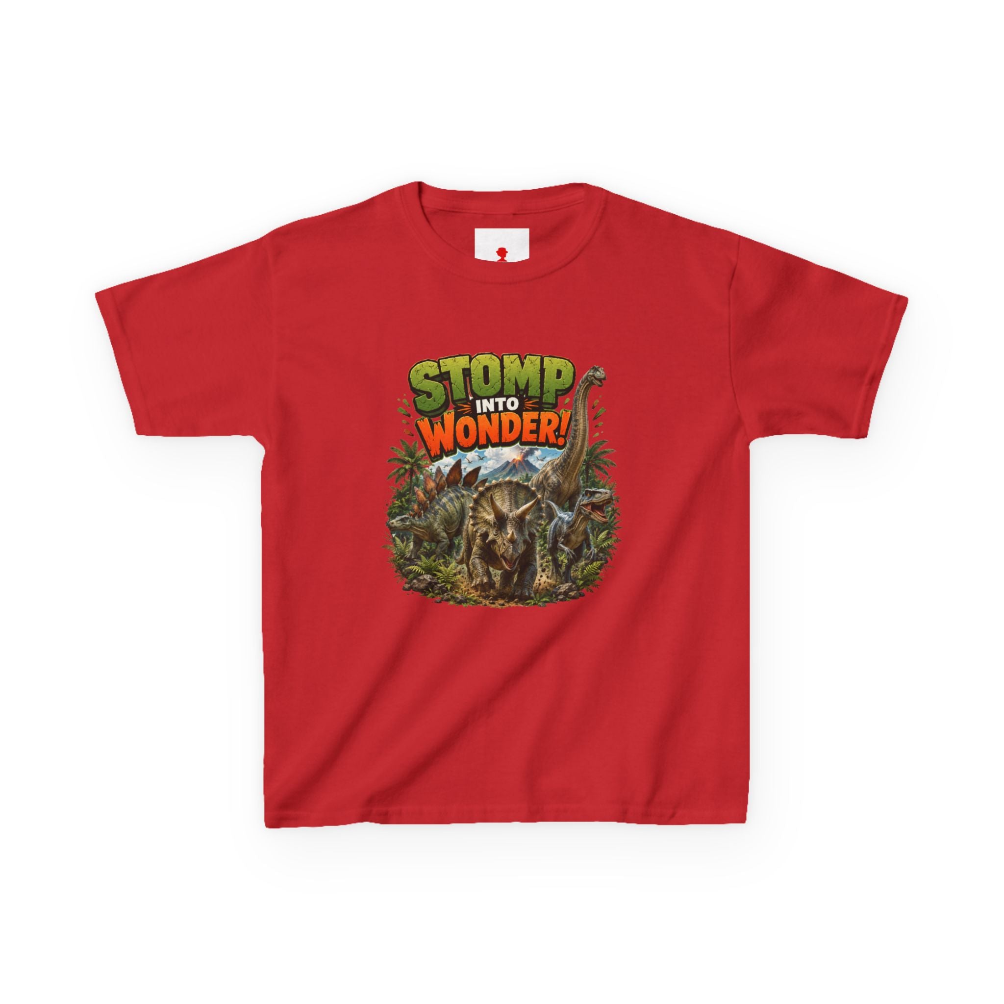 Kids T-Shirt - "Stomp Into Wonder" Dinosaur Graphic Tee