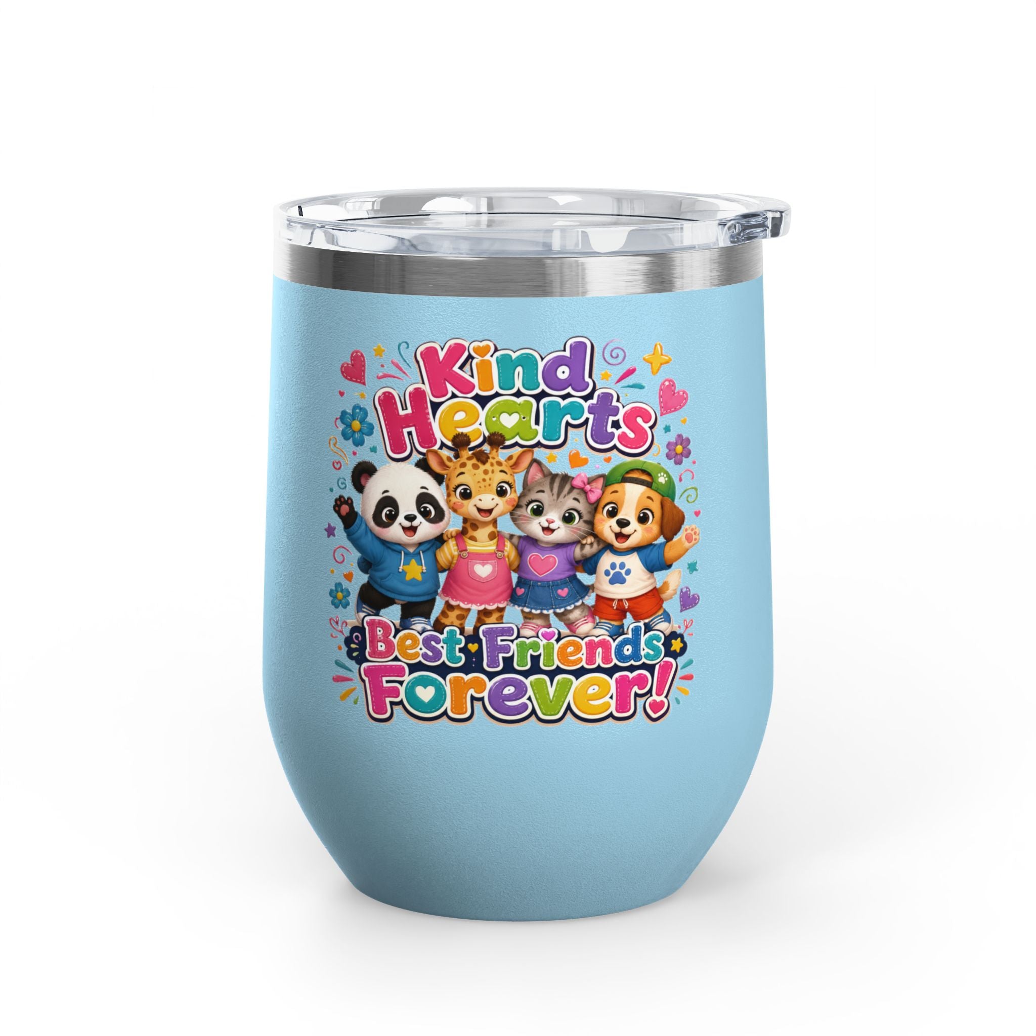 Kind Hearts Best Friends Forever 12oz Tumbler