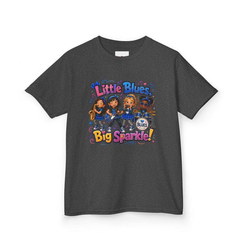 Kids Tee — "Little Blues Big Sparkle" Band Graphic