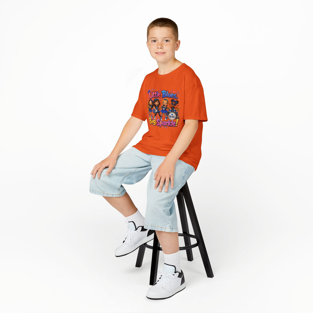 Kids Tee — "Little Blues Big Sparkle" Band Graphic