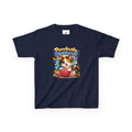Kids T-Shirt — "Purrfectly Mischievous" Cute Kitten Playing with Yarn
