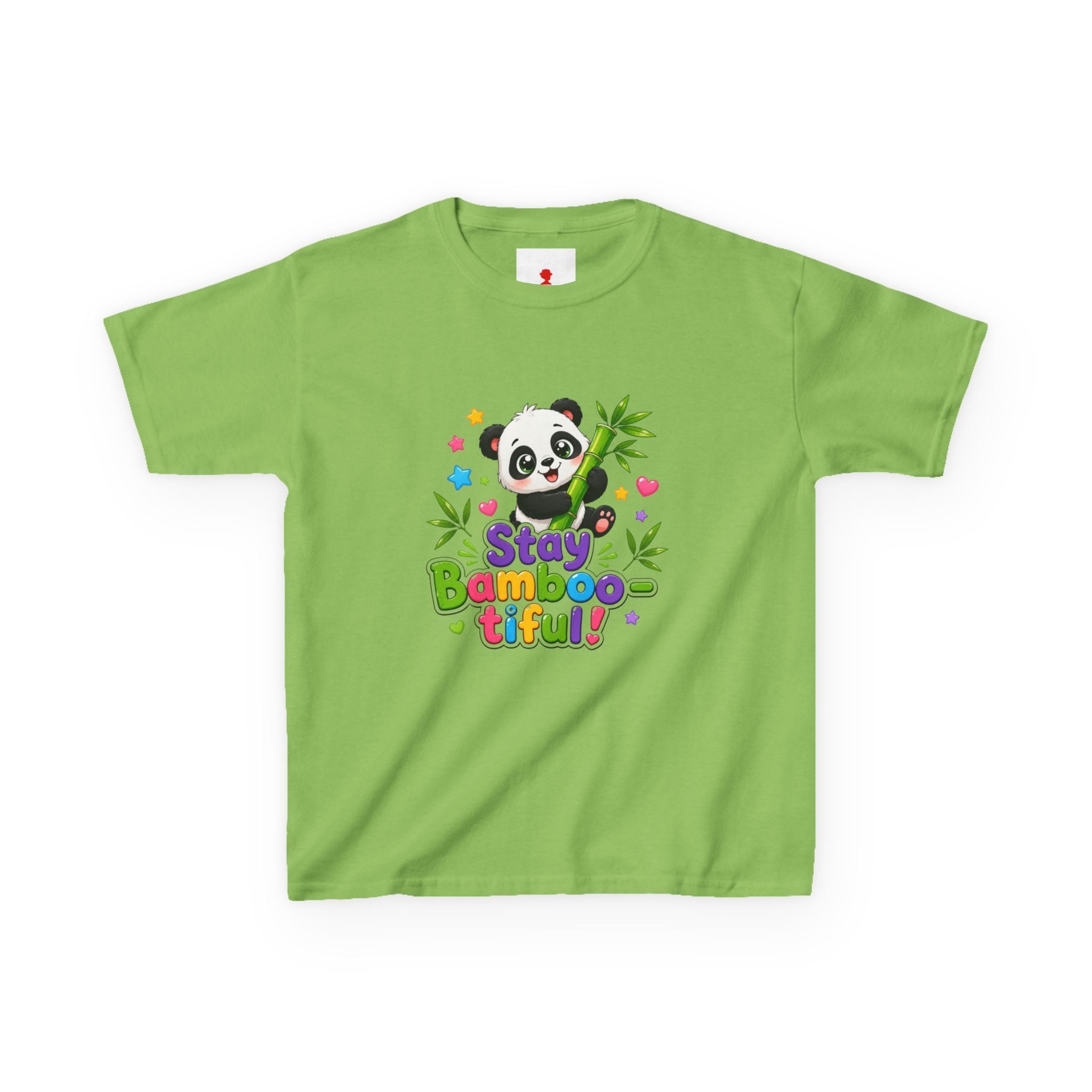 Kids Panda 'Stay Bambootiful!' T-Shirt — Cute Bamboo Forest Tee for Boys & Girls