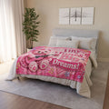 Tiny Tunes, Big Dreams! Pink Teddy Bear Blanket