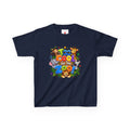 Kids Tee — "Too Cool for the Zoo" Colorful Animal Graphic