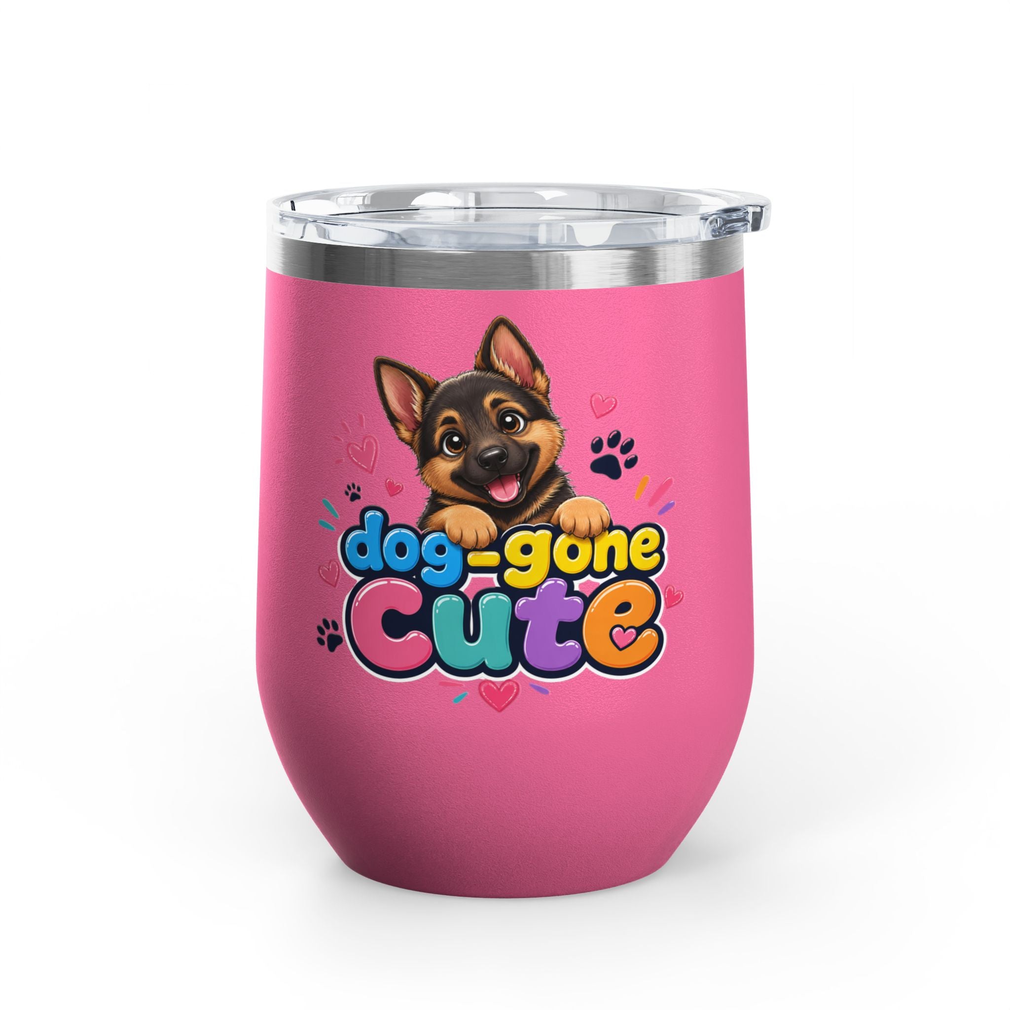 Dog-Gone Cute German Shepherd Tumbler (12oz)