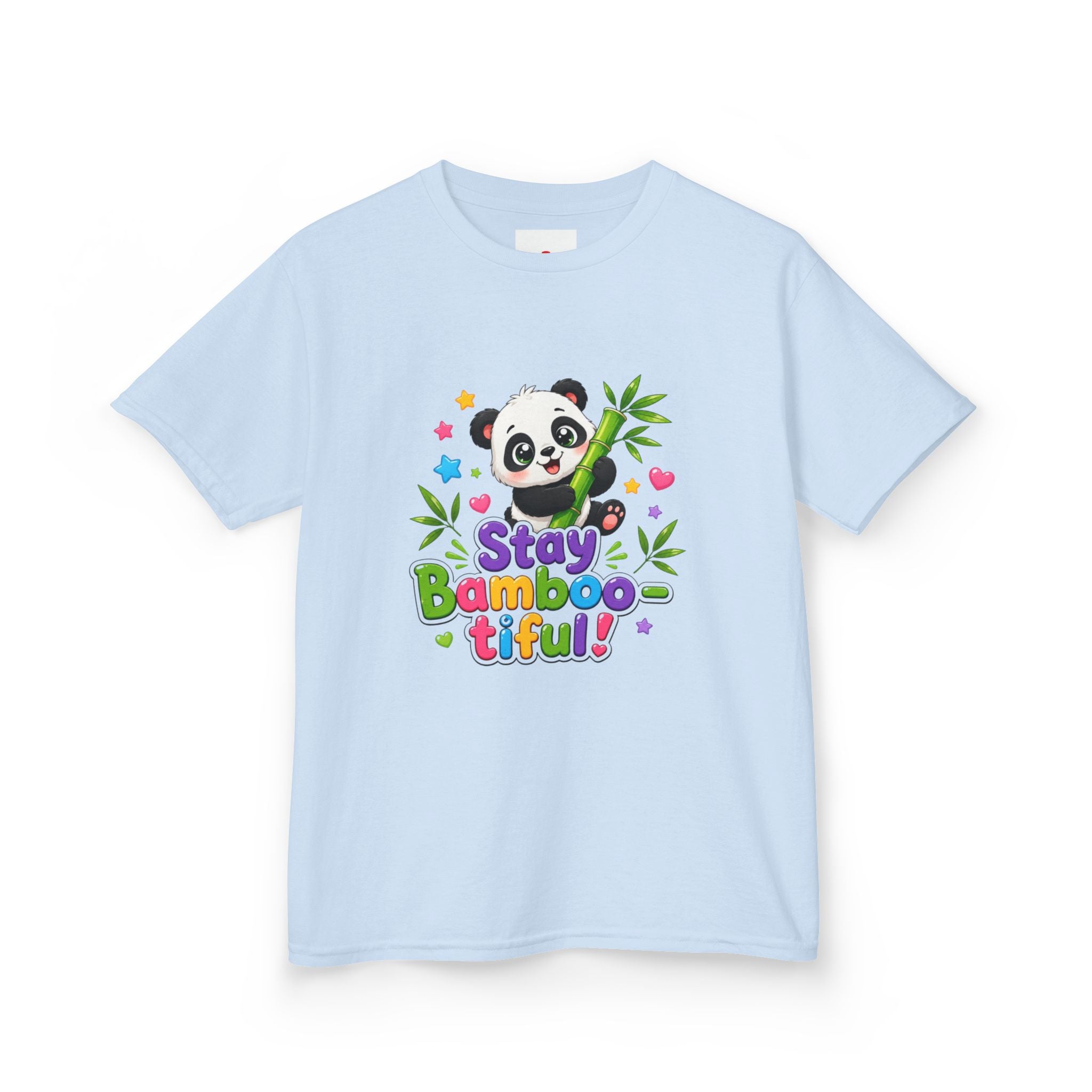 Kids Panda 'Stay Bambootiful!' T-Shirt — Cute Bamboo Forest Tee for Boys & Girls